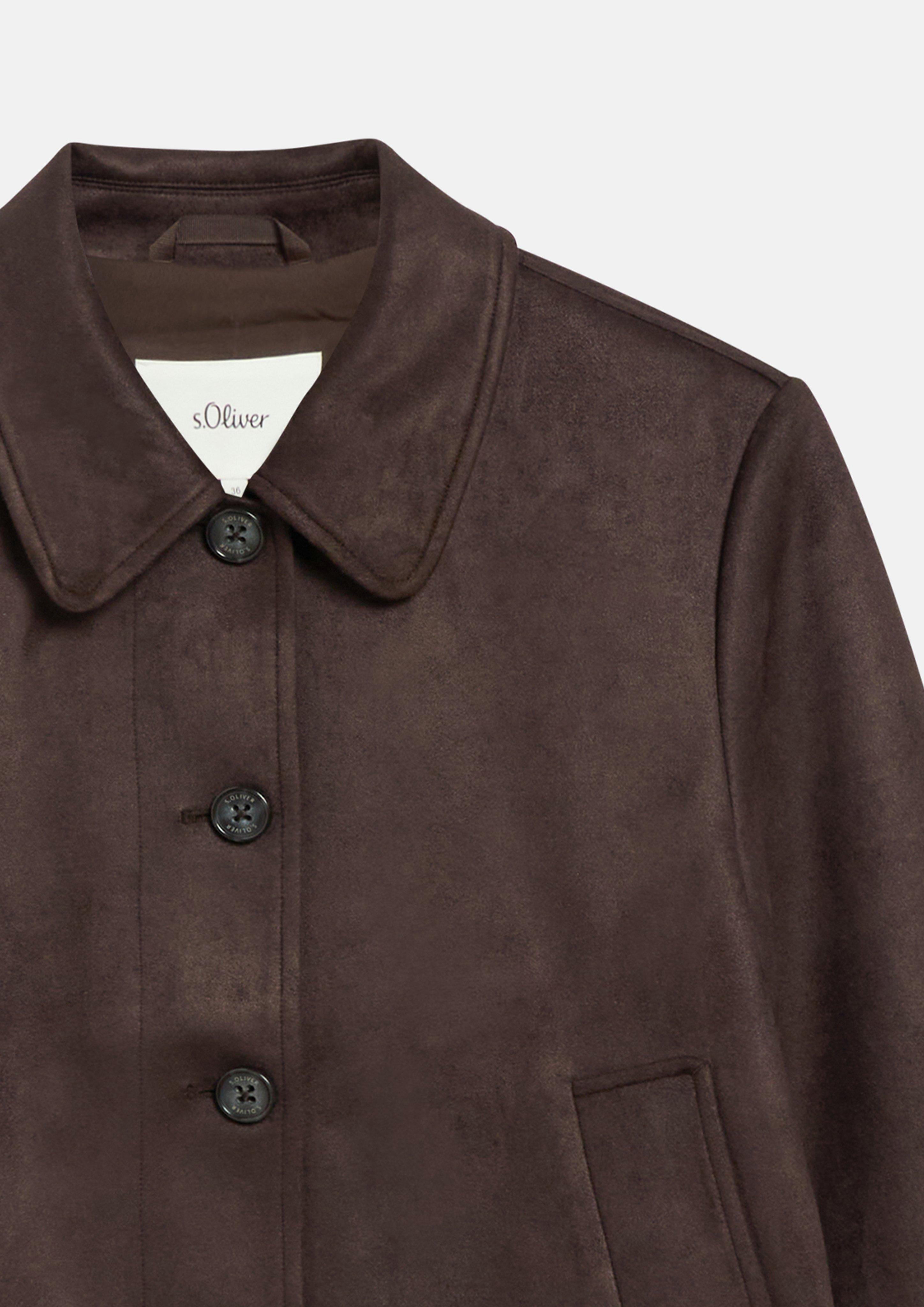 Dames Binnen-Jacke in bruin van s.Oliver