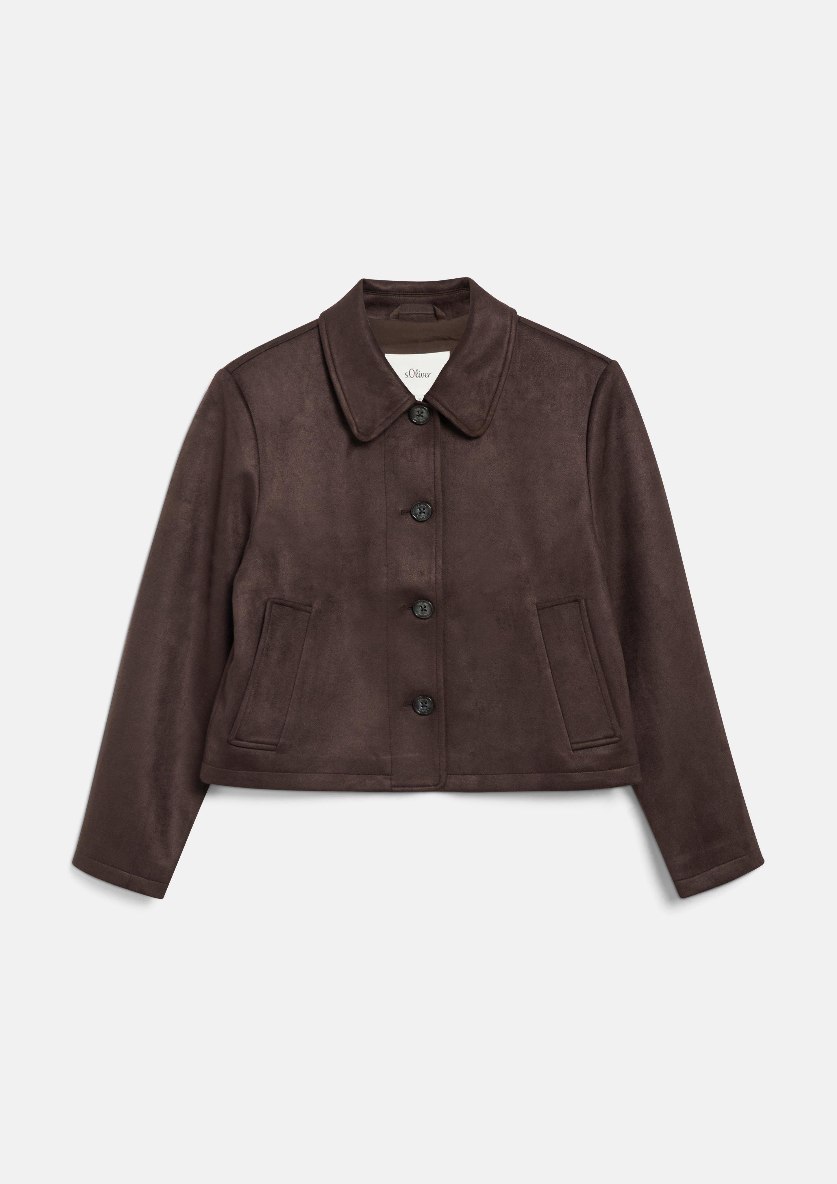 Dames Binnen-Jacke in bruin van s.Oliver