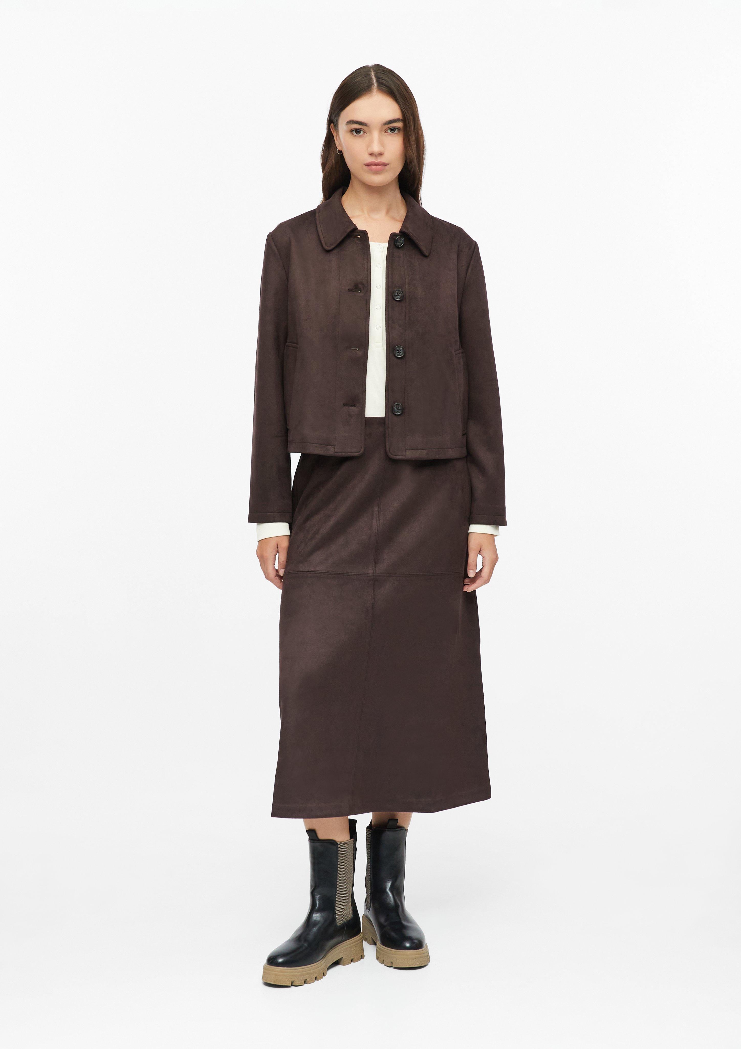 Dames Binnen-Jacke in bruin van s.Oliver