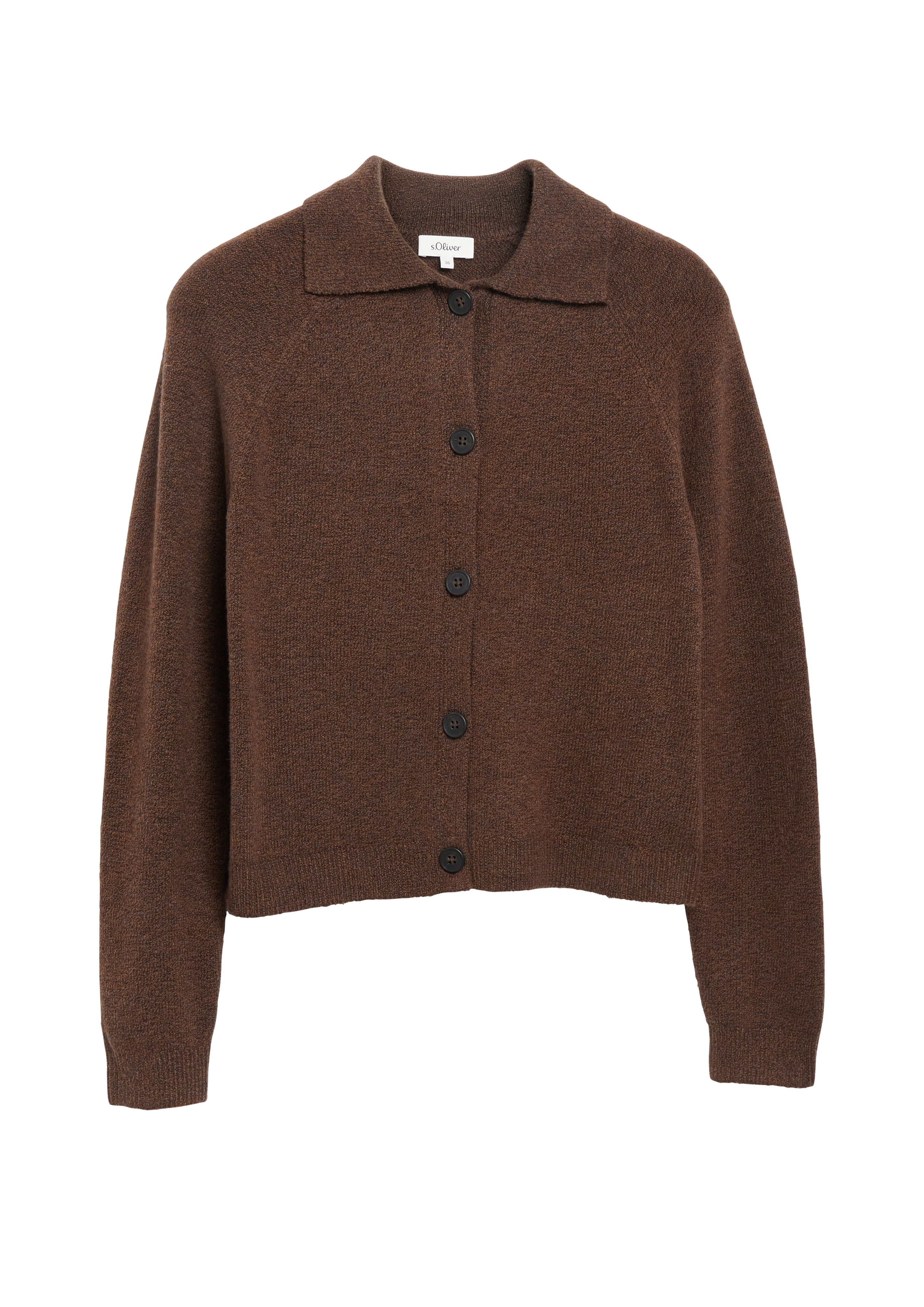Gebreid vest met knoopsluiting