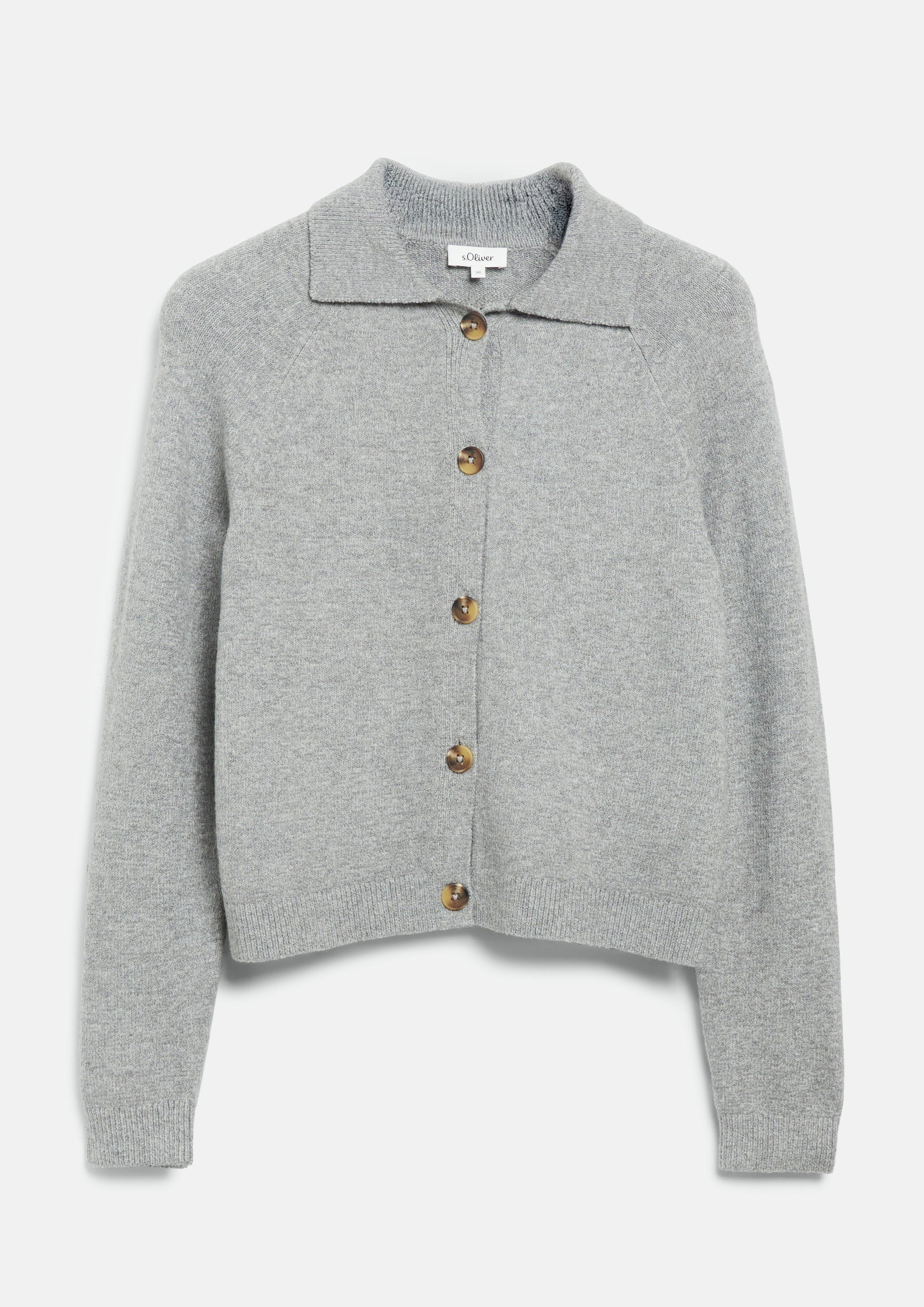 Gebreid Vest in grijs van s.Oliver
