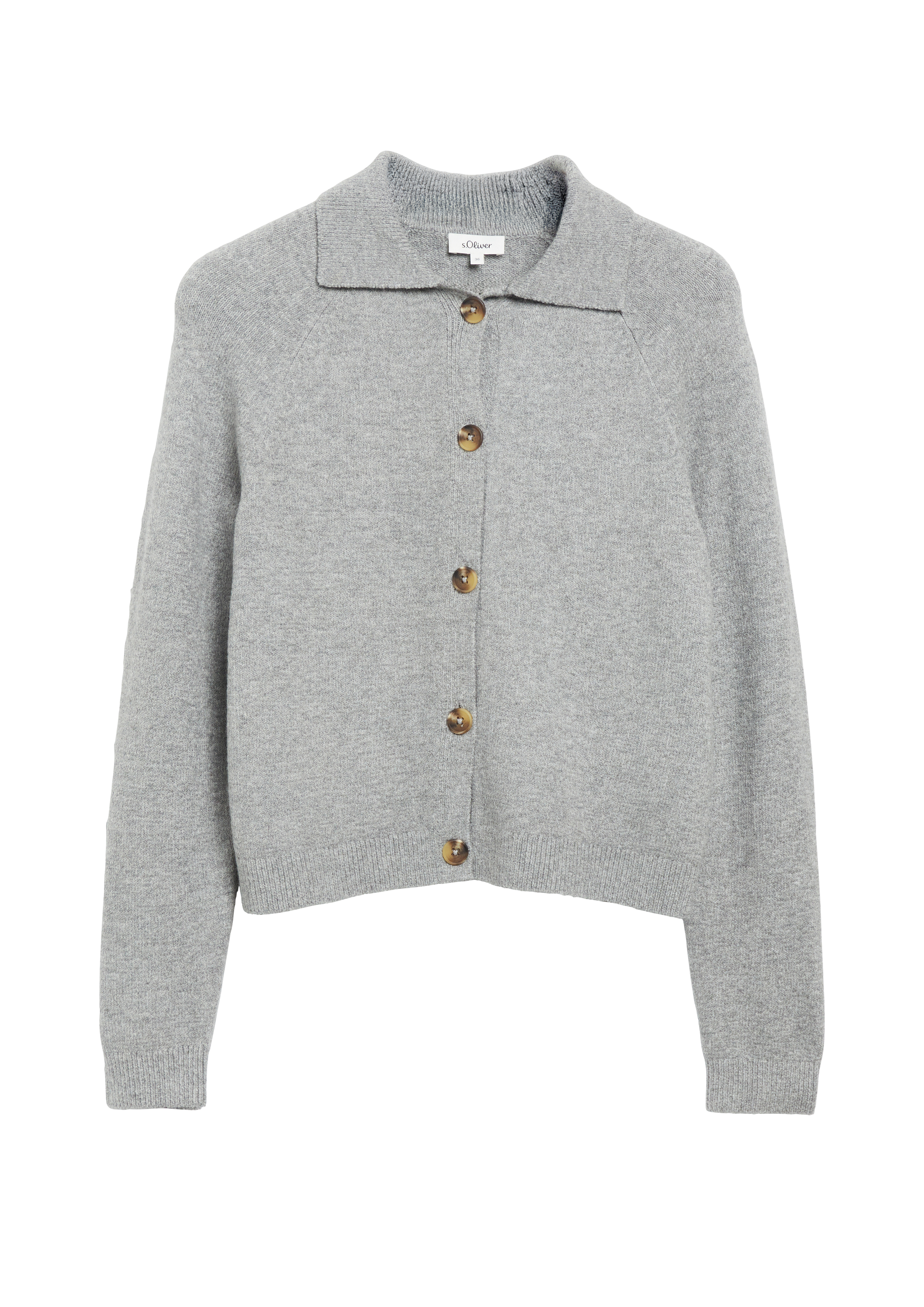 Gebreid vest met knoopsluiting
