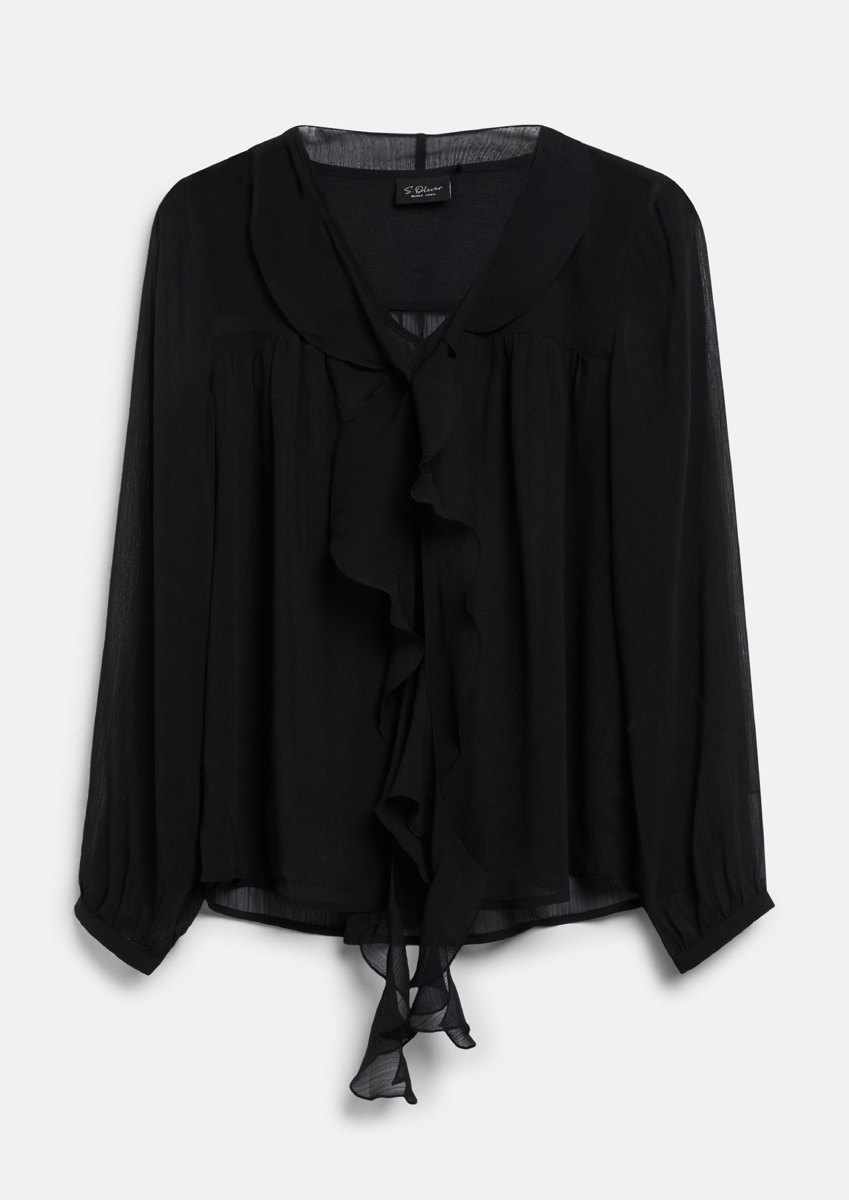 Bluse in Farbe schwarz von s.Oliver BLACK LABEL