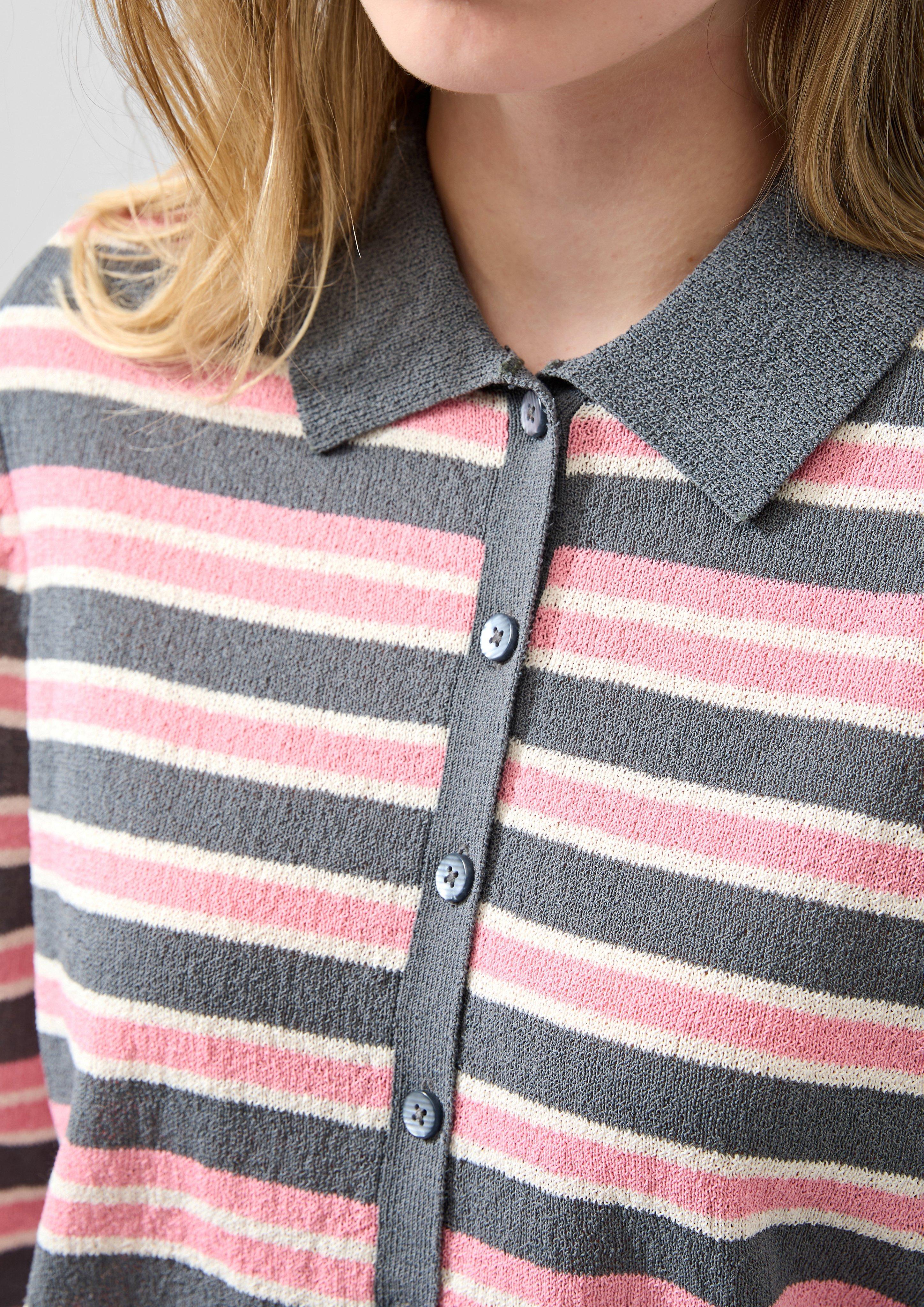 Damen Strickjacke in pink von QS