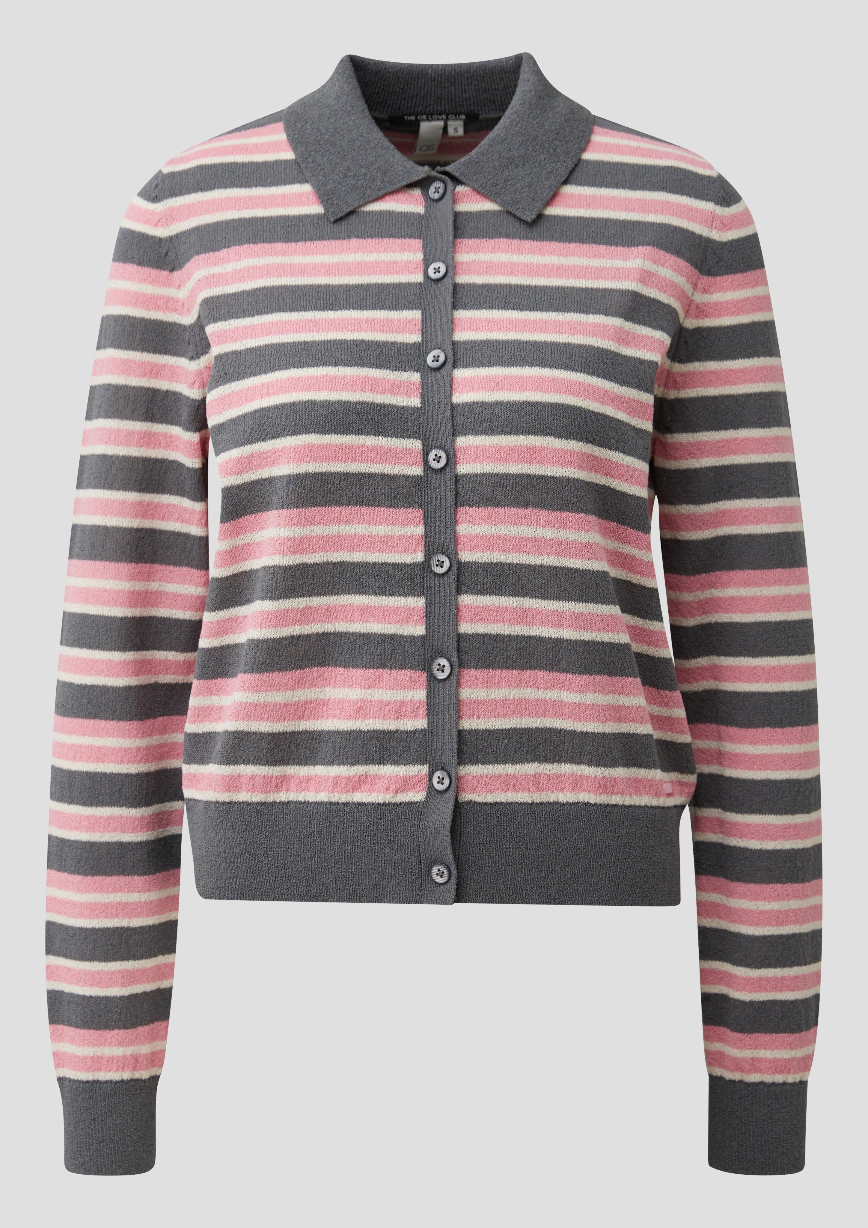 Damen Strickjacke in pink von QS