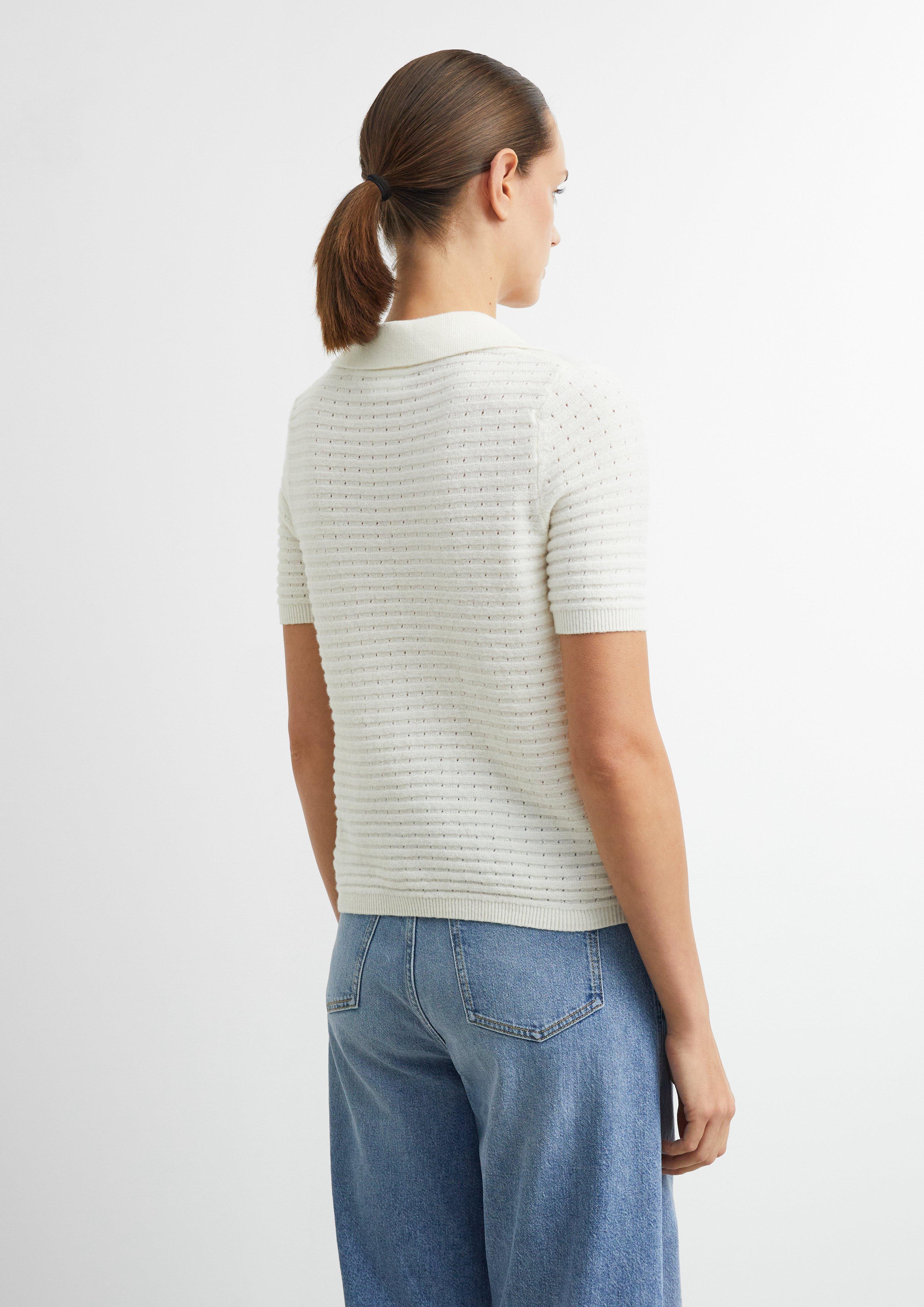 Knitted pullover in cream by COMMA