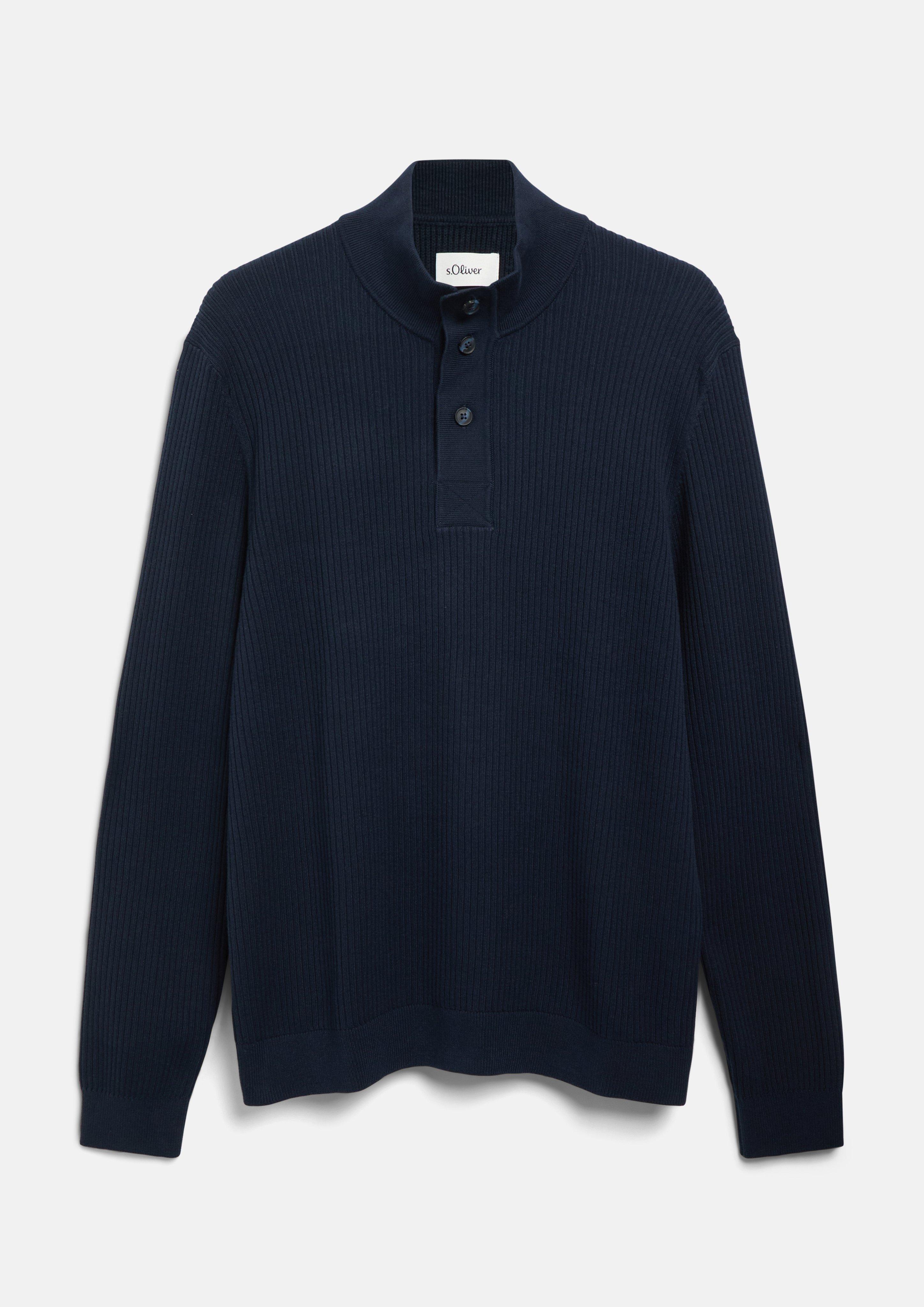 Hommes Pull en tricot en bleu de s.Oliver
