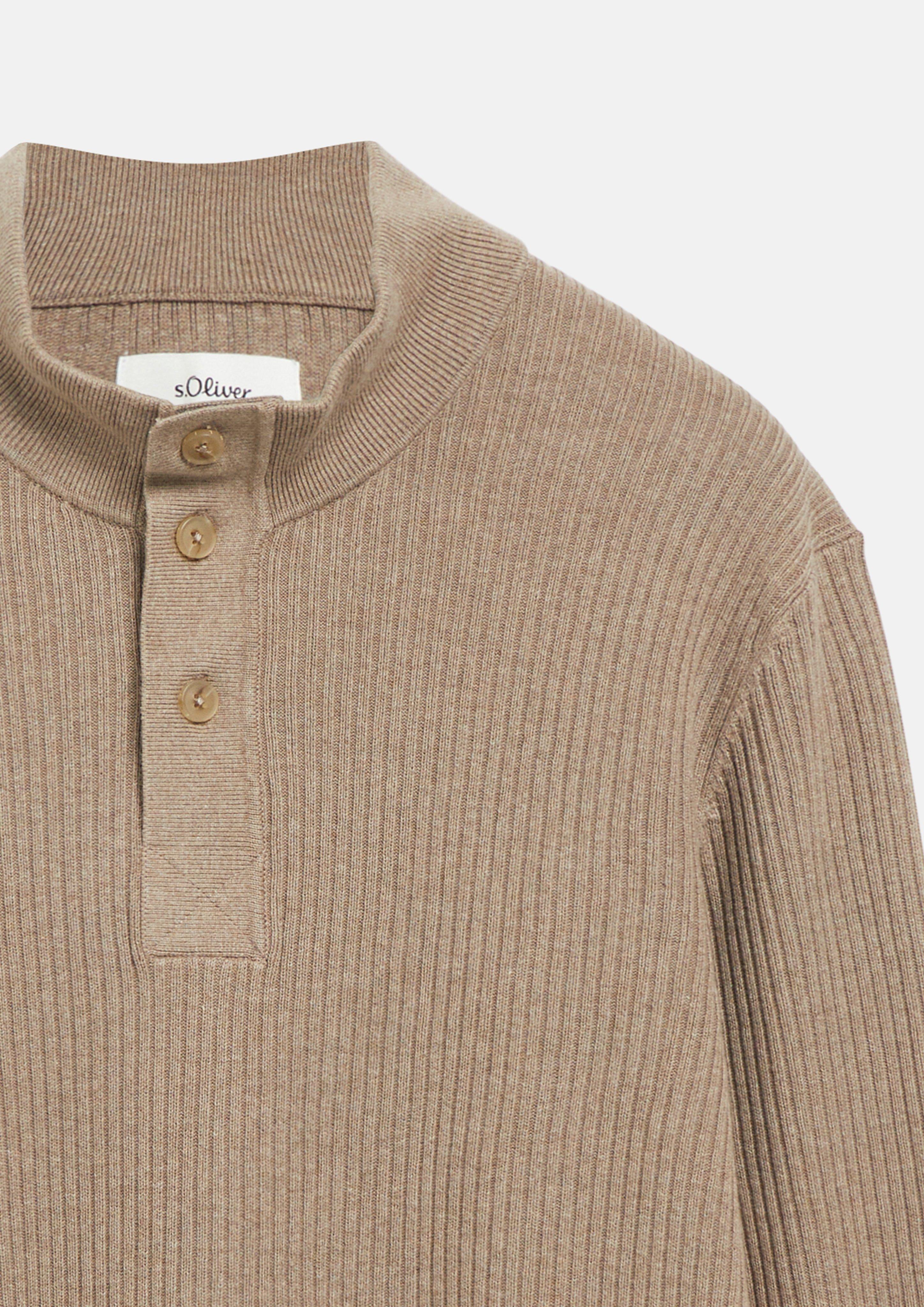 Herren Strickpullover in braun von s.Oliver