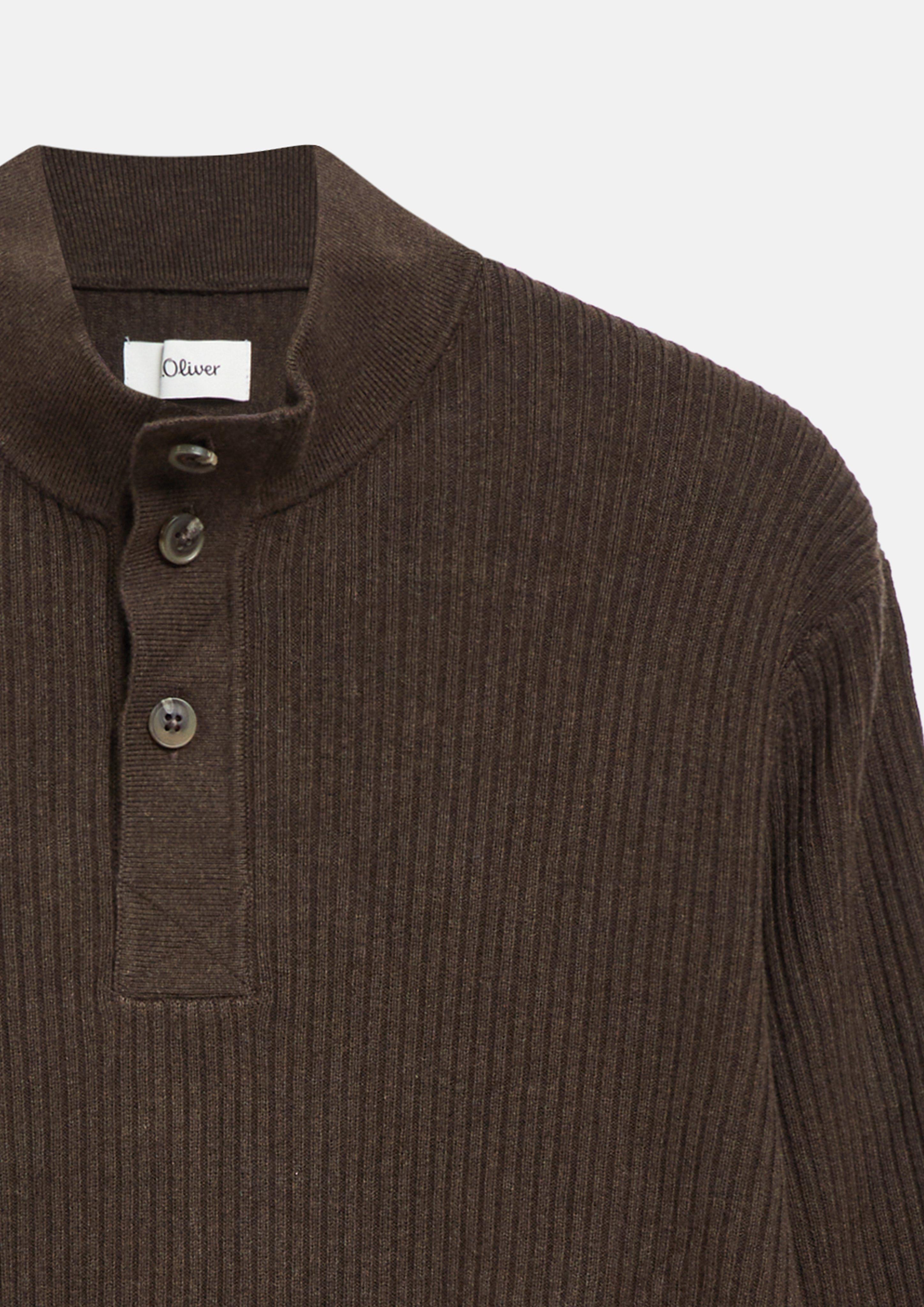 Herren Strickpullover in braun von s.Oliver