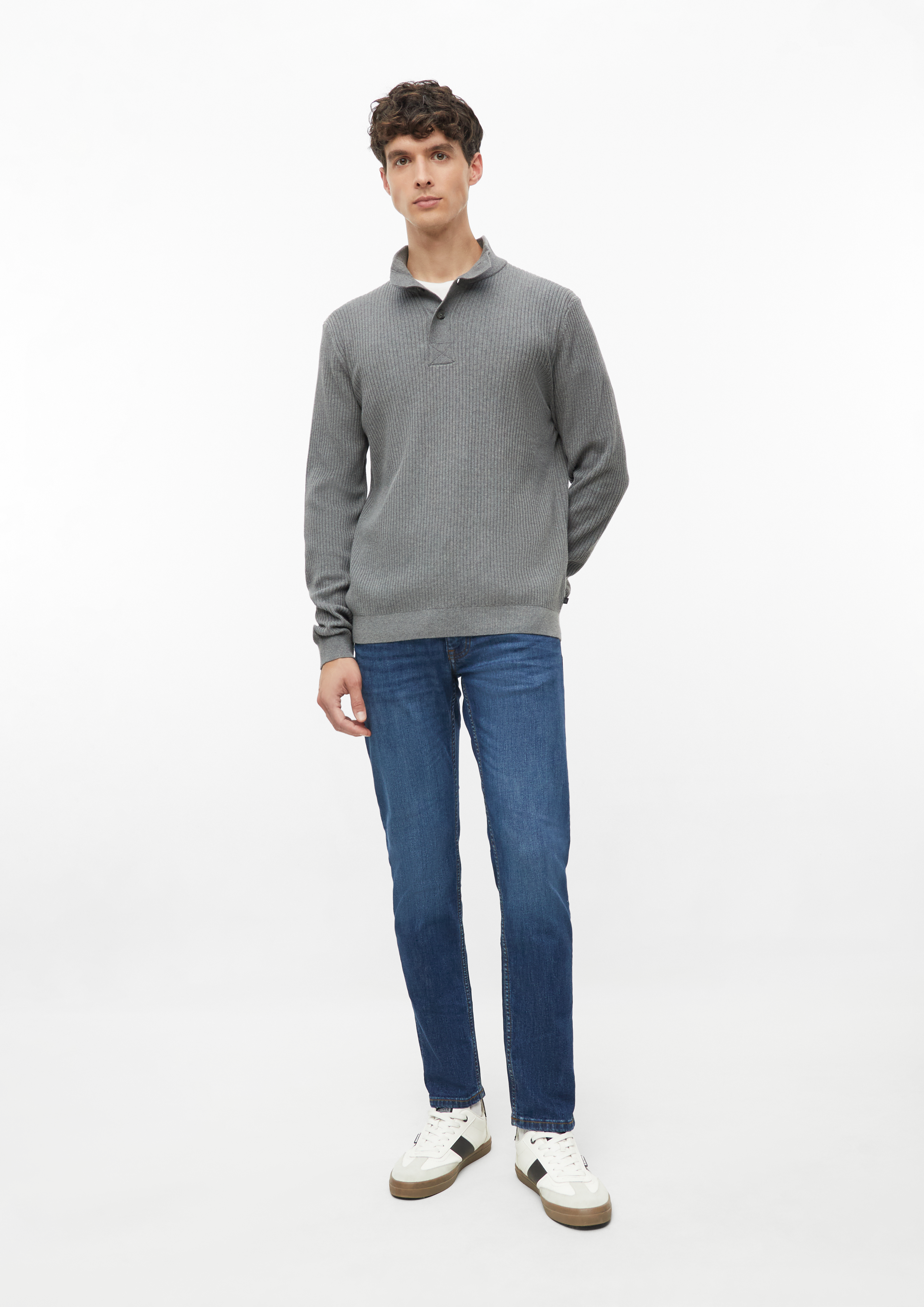 Hommes Pull en tricot en gris de s.Oliver
