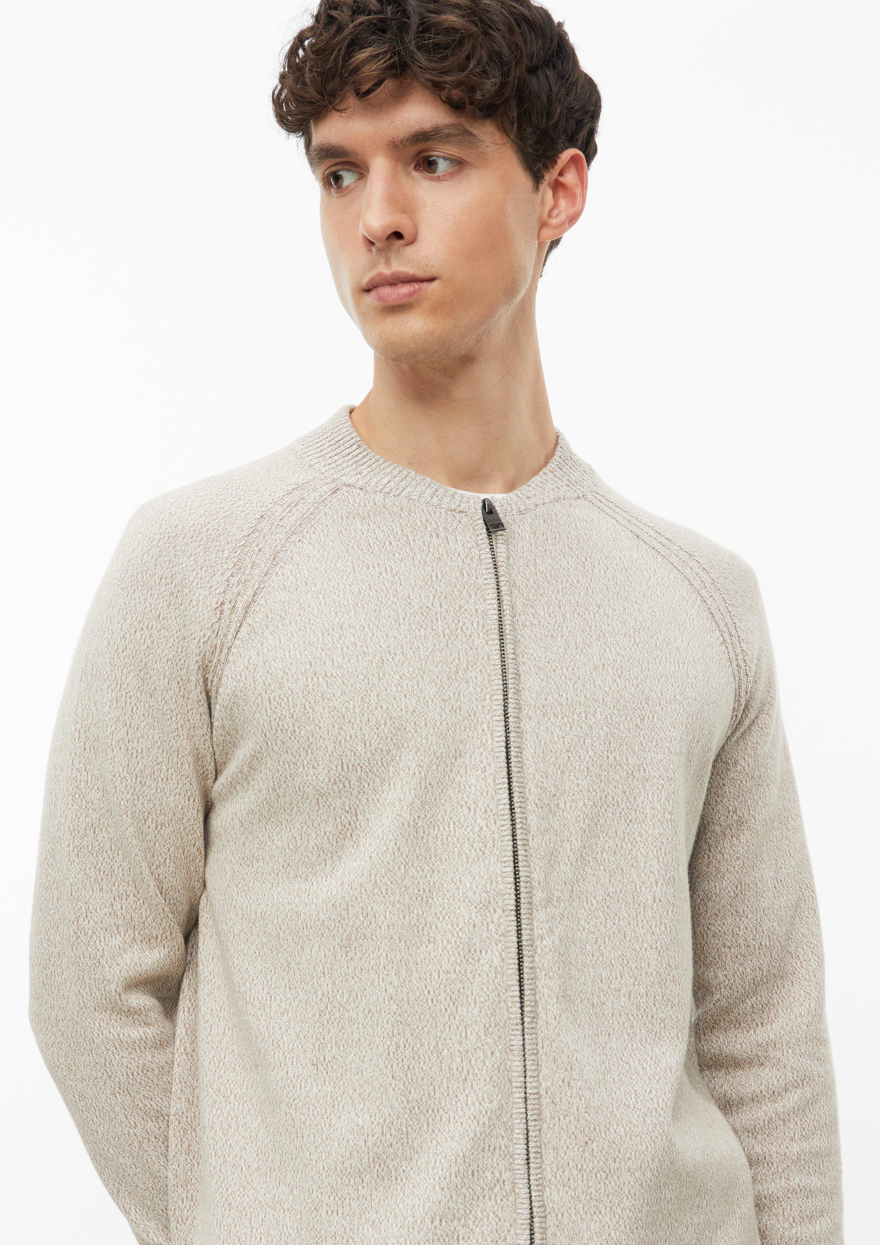 Herren Strickjacke in beige von s.Oliver