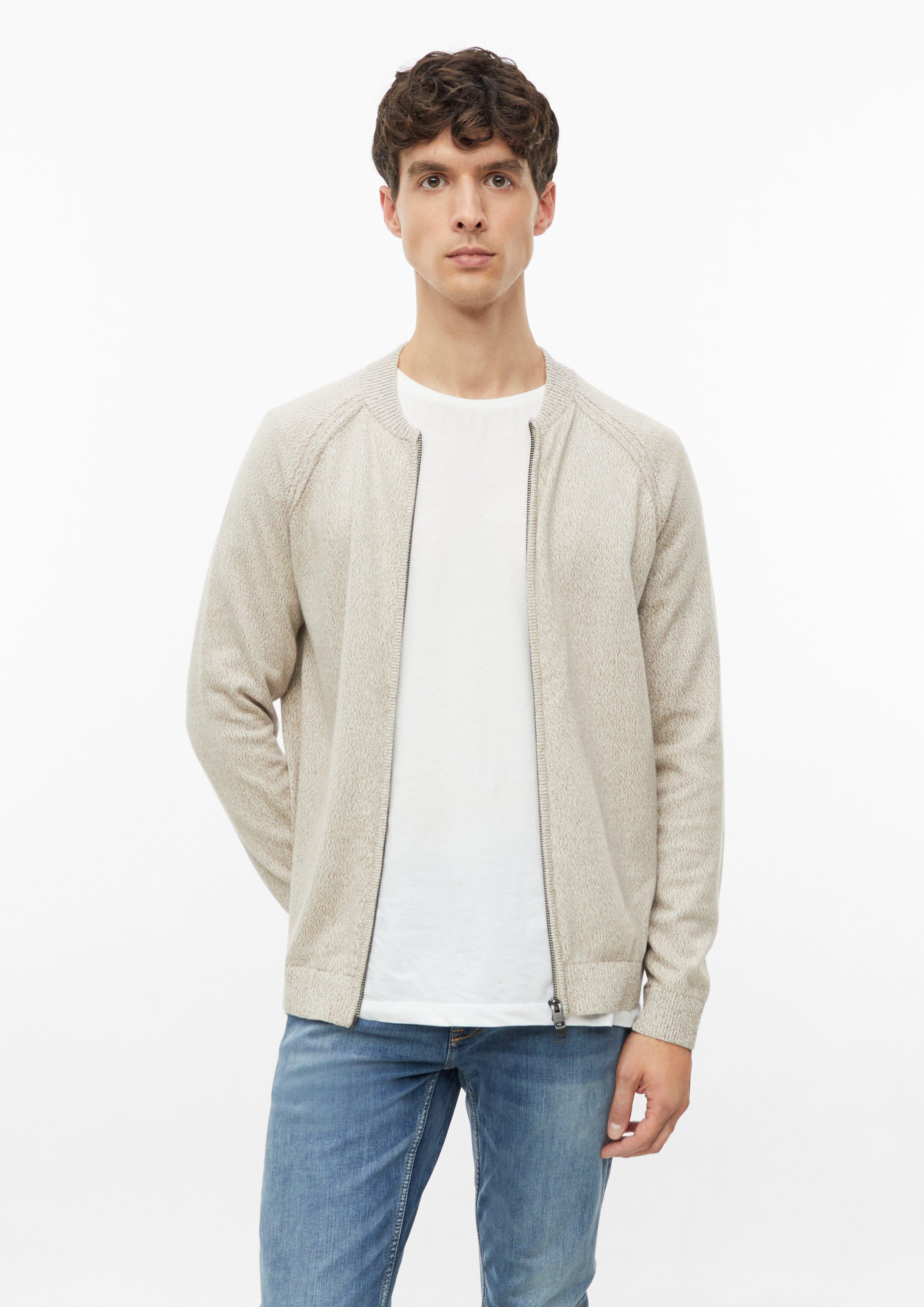 Herren Strickjacke in beige von s.Oliver