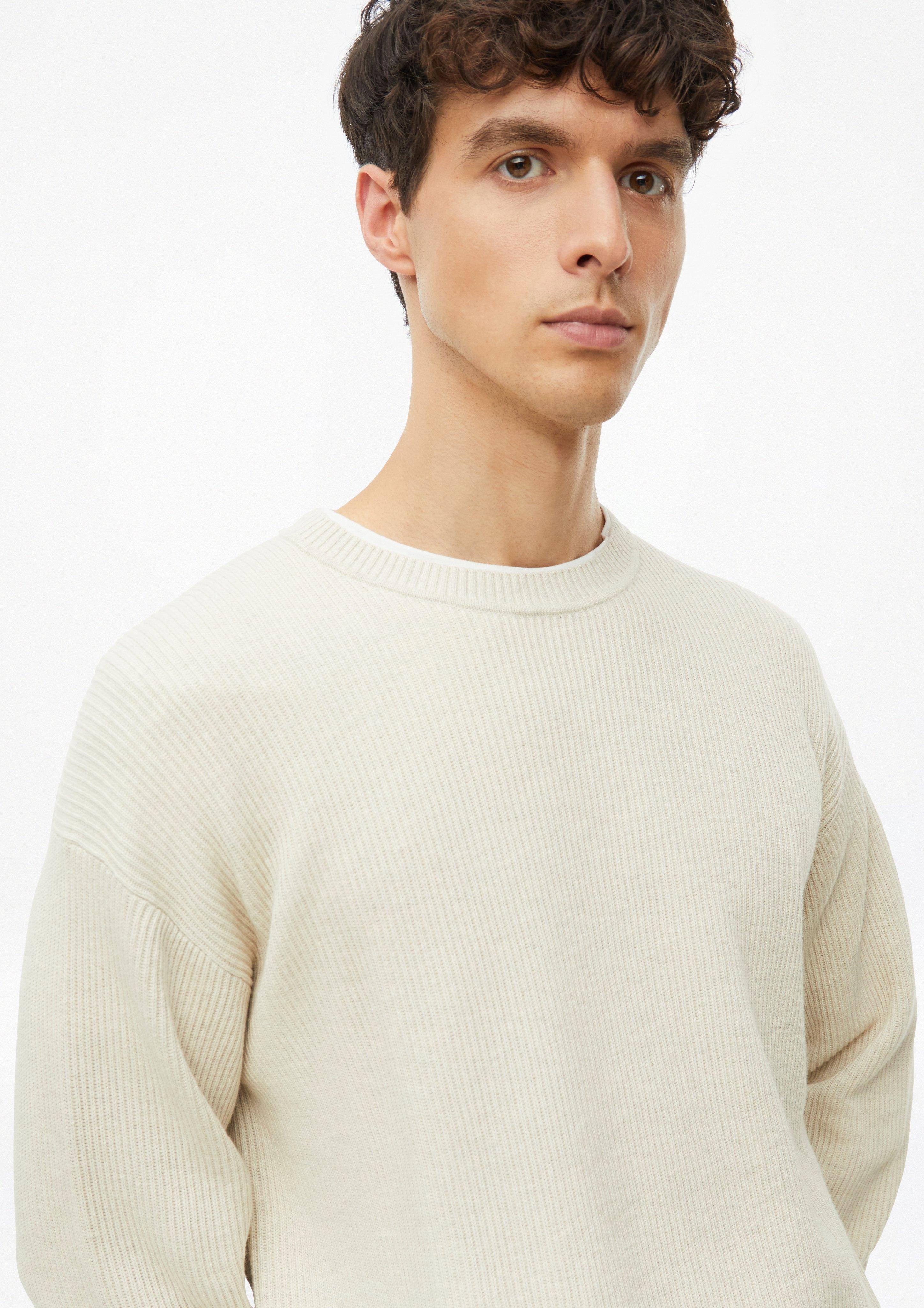 Hommes Pull en tricot en crème de s.Oliver