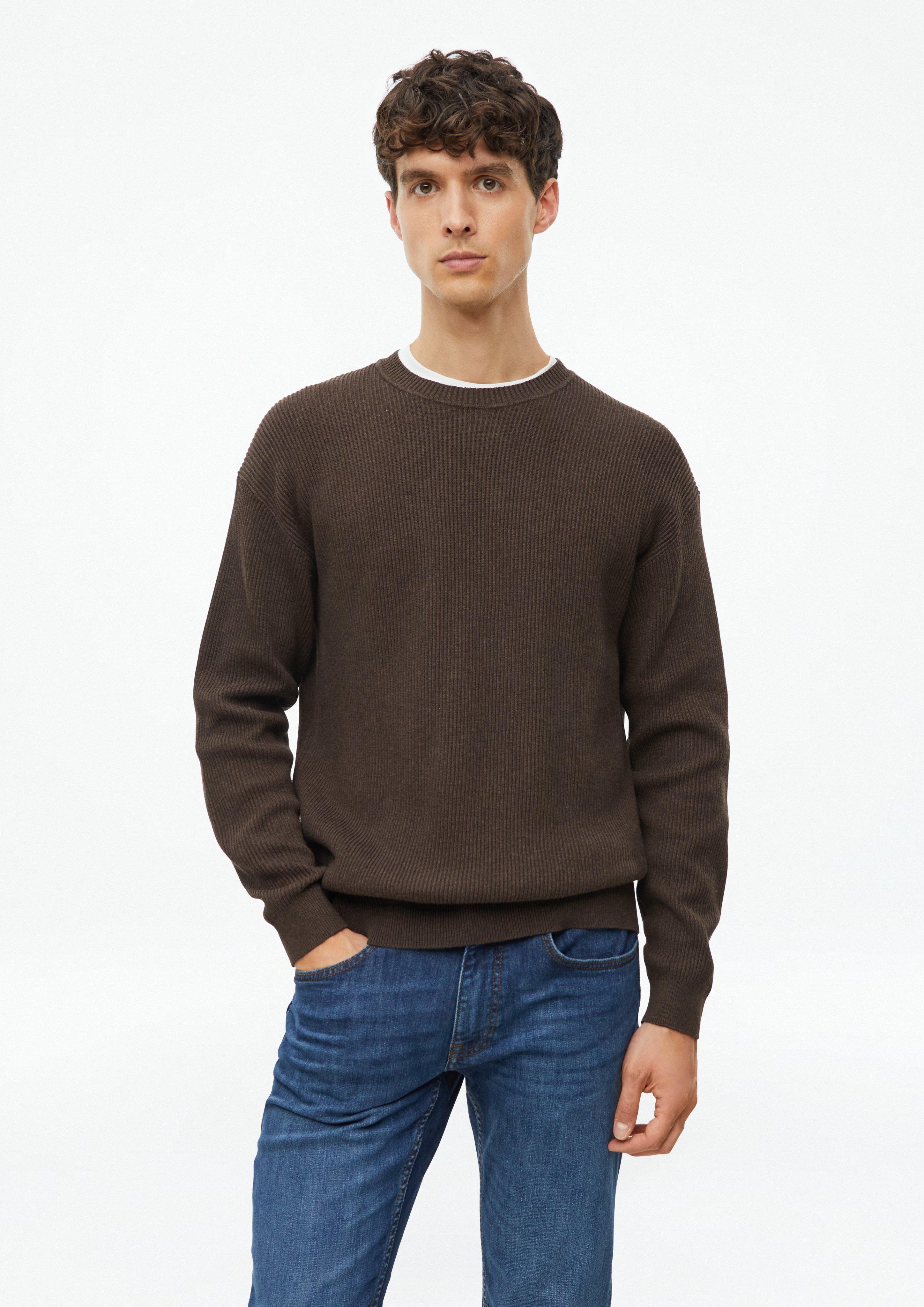 Hommes Pull en tricot en brun de s.Oliver