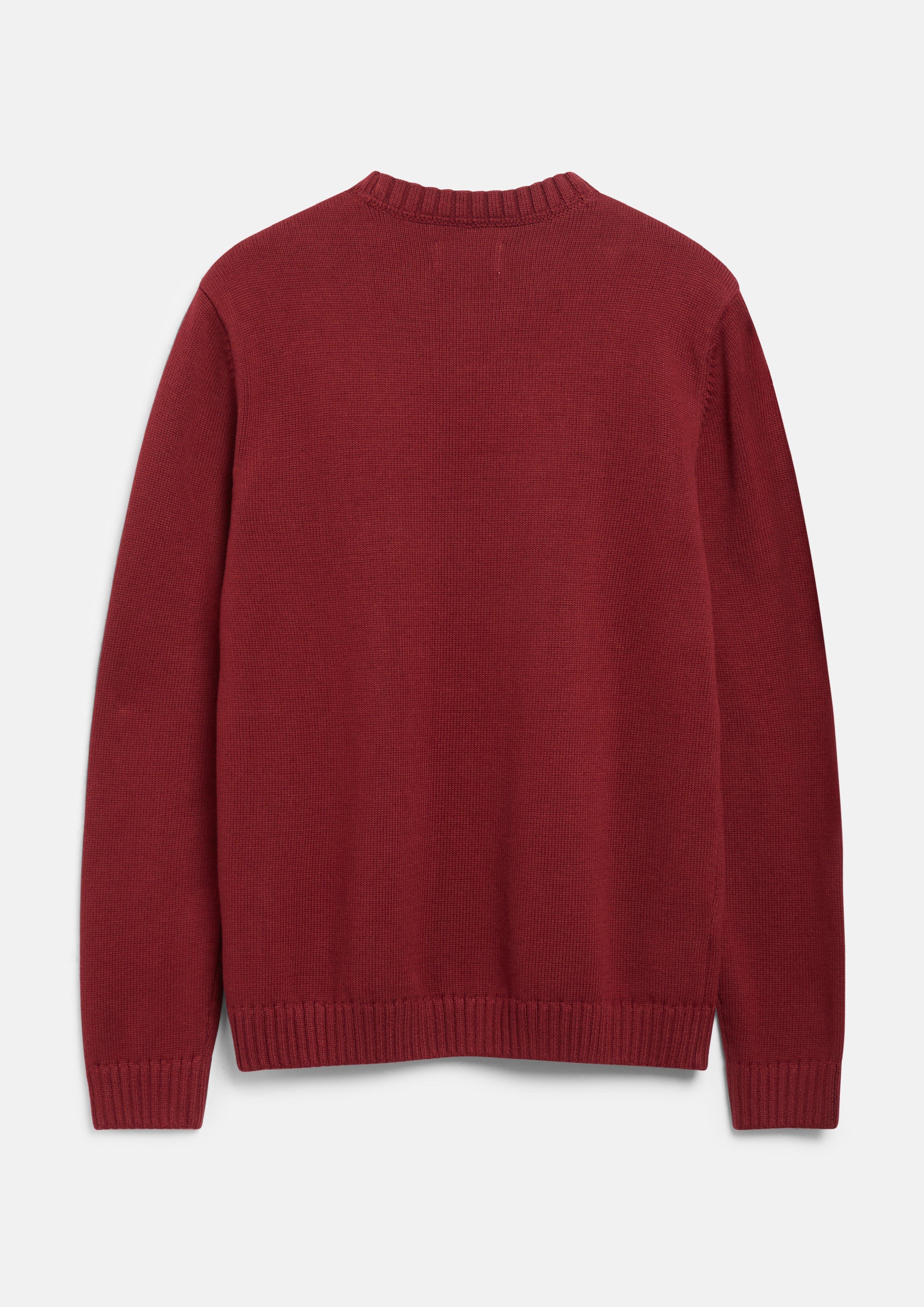 Hommes Pull en tricot en rouge de s.Oliver