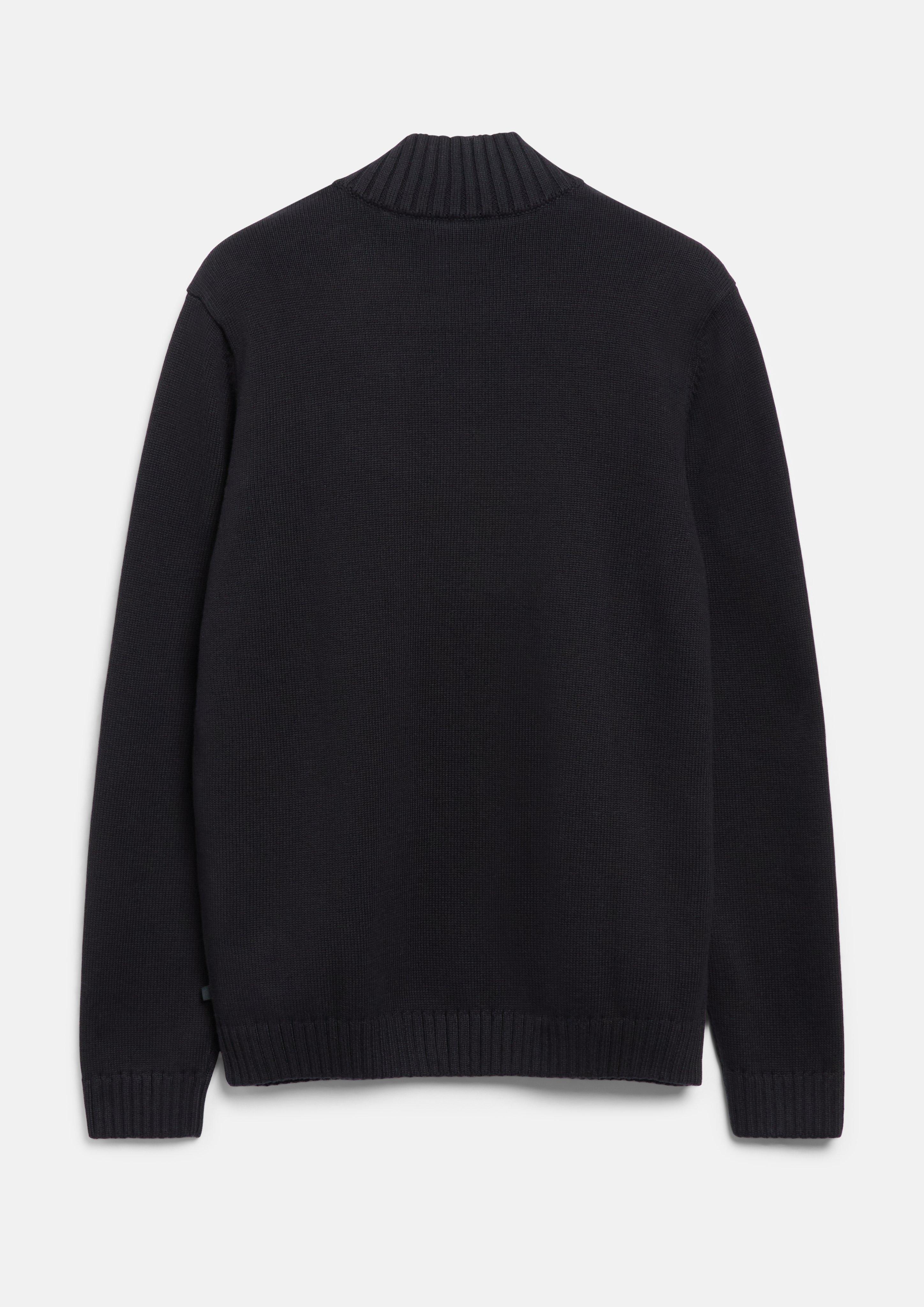 Hommes Veste en tricot en noir de s.Oliver