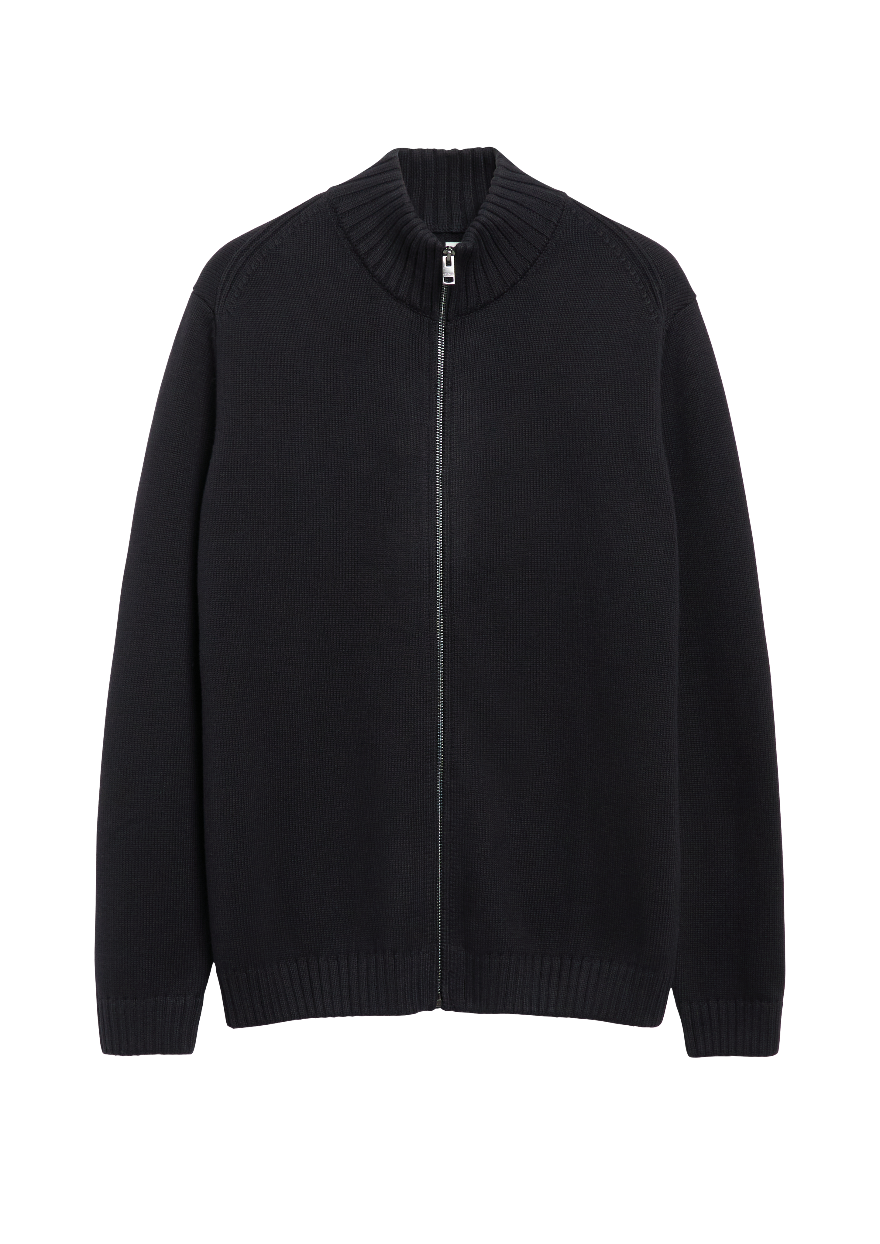 Gebreid vest met ritssluiting van 100% katoen