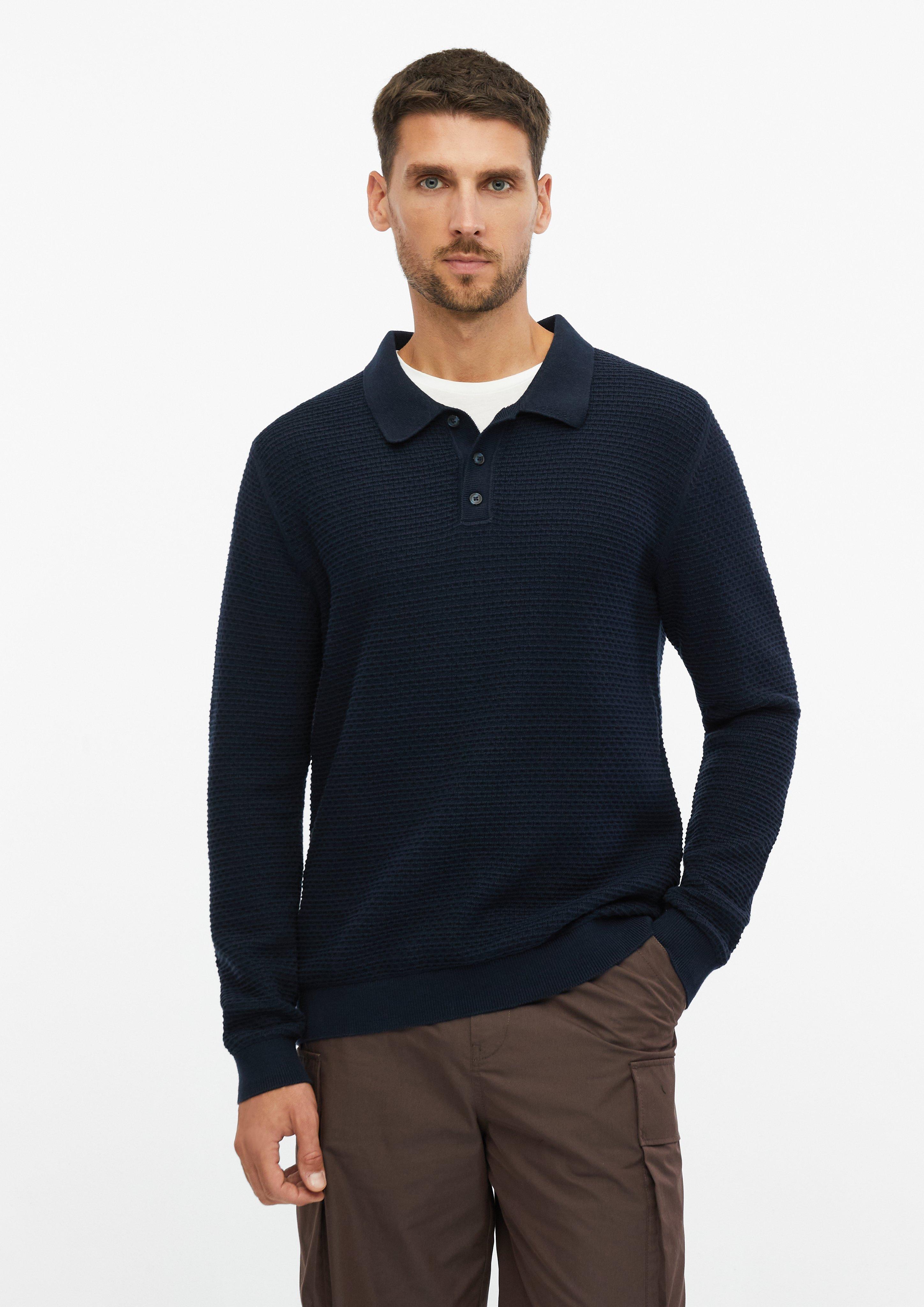 Strickpullover in Farbe navy von s.Oliver