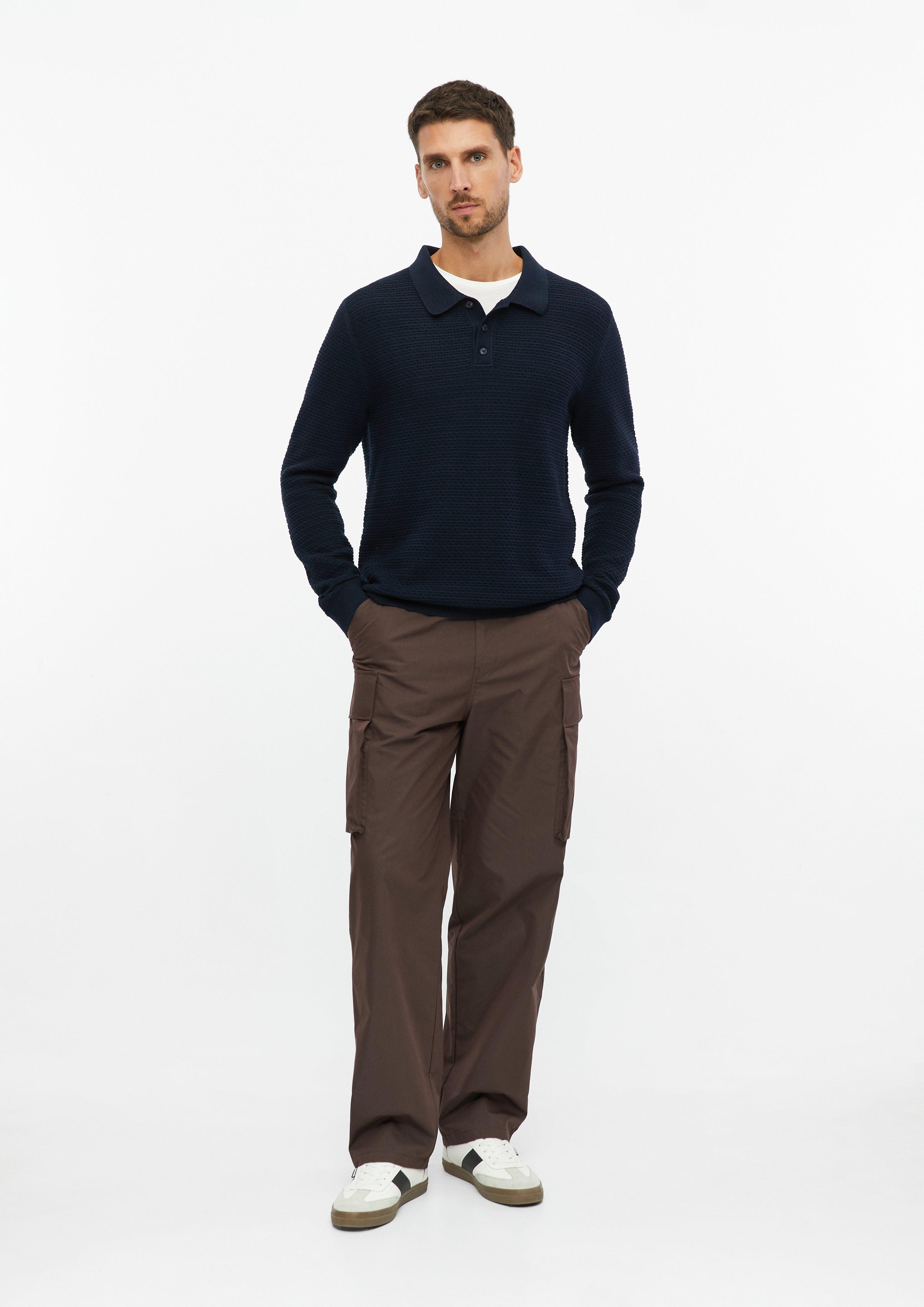 Herren Strickpullover in blau von s.Oliver