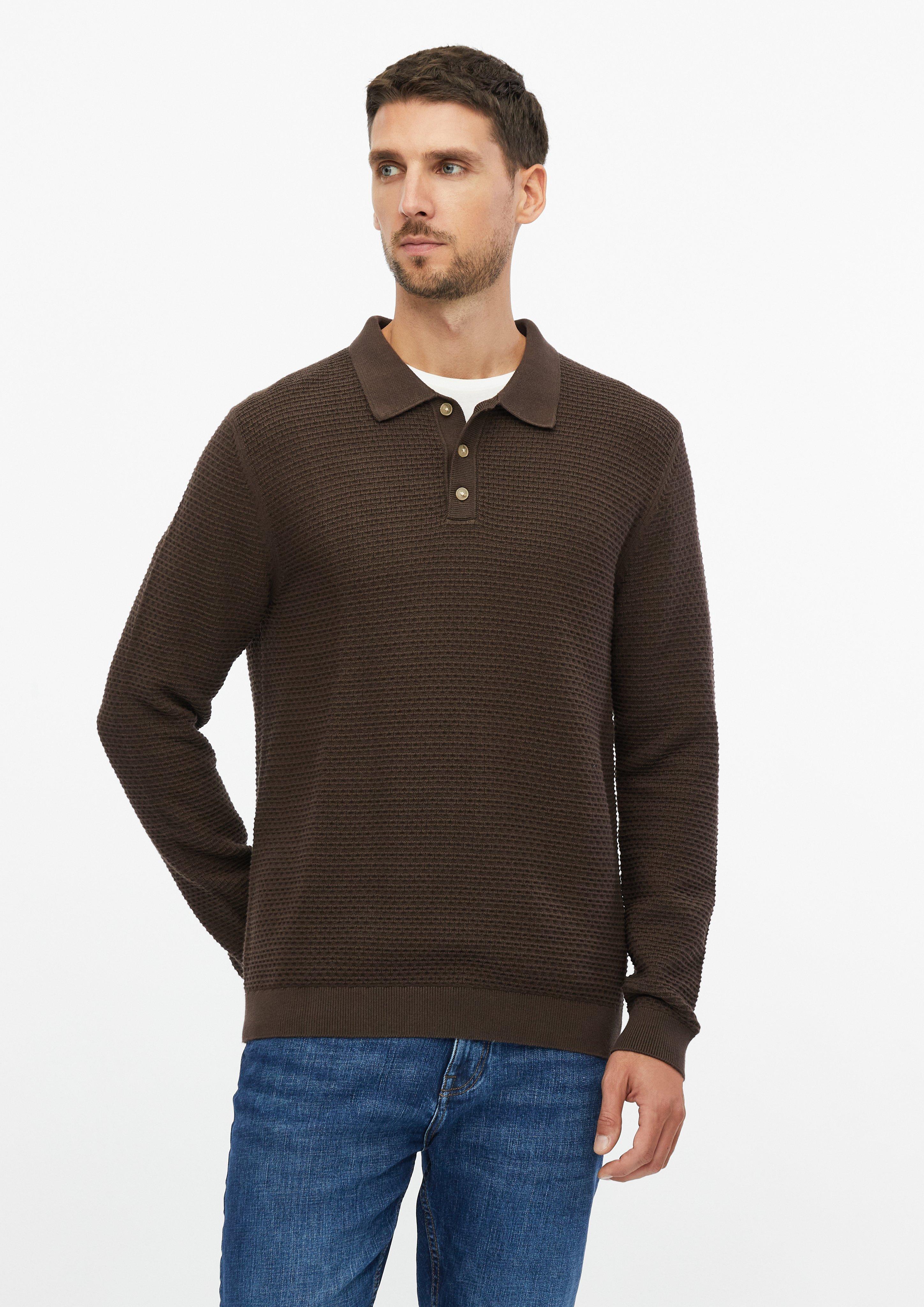 Herren Strickpullover in braun von s.Oliver
