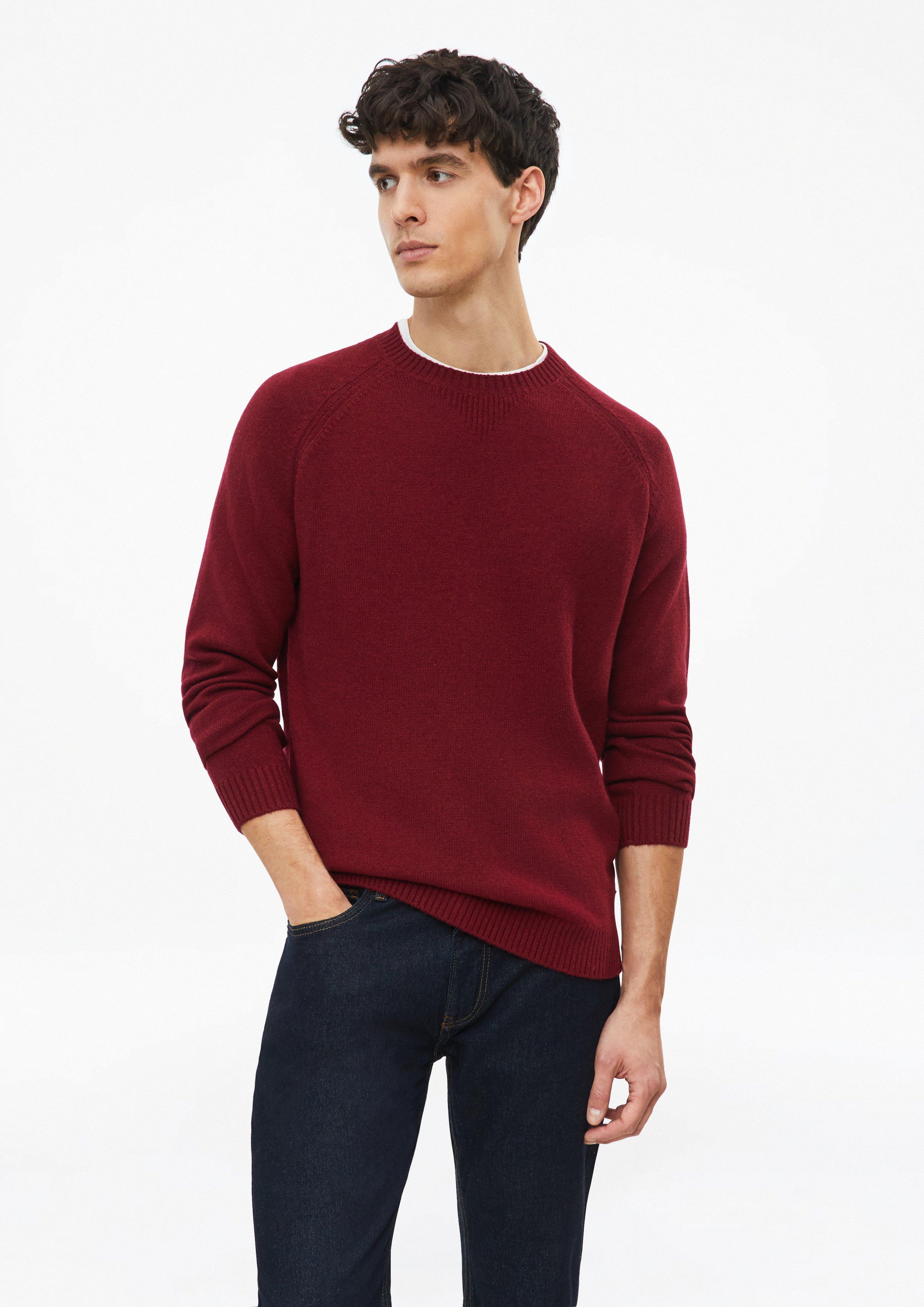 Zachte raglan-trui van 100% lamswol