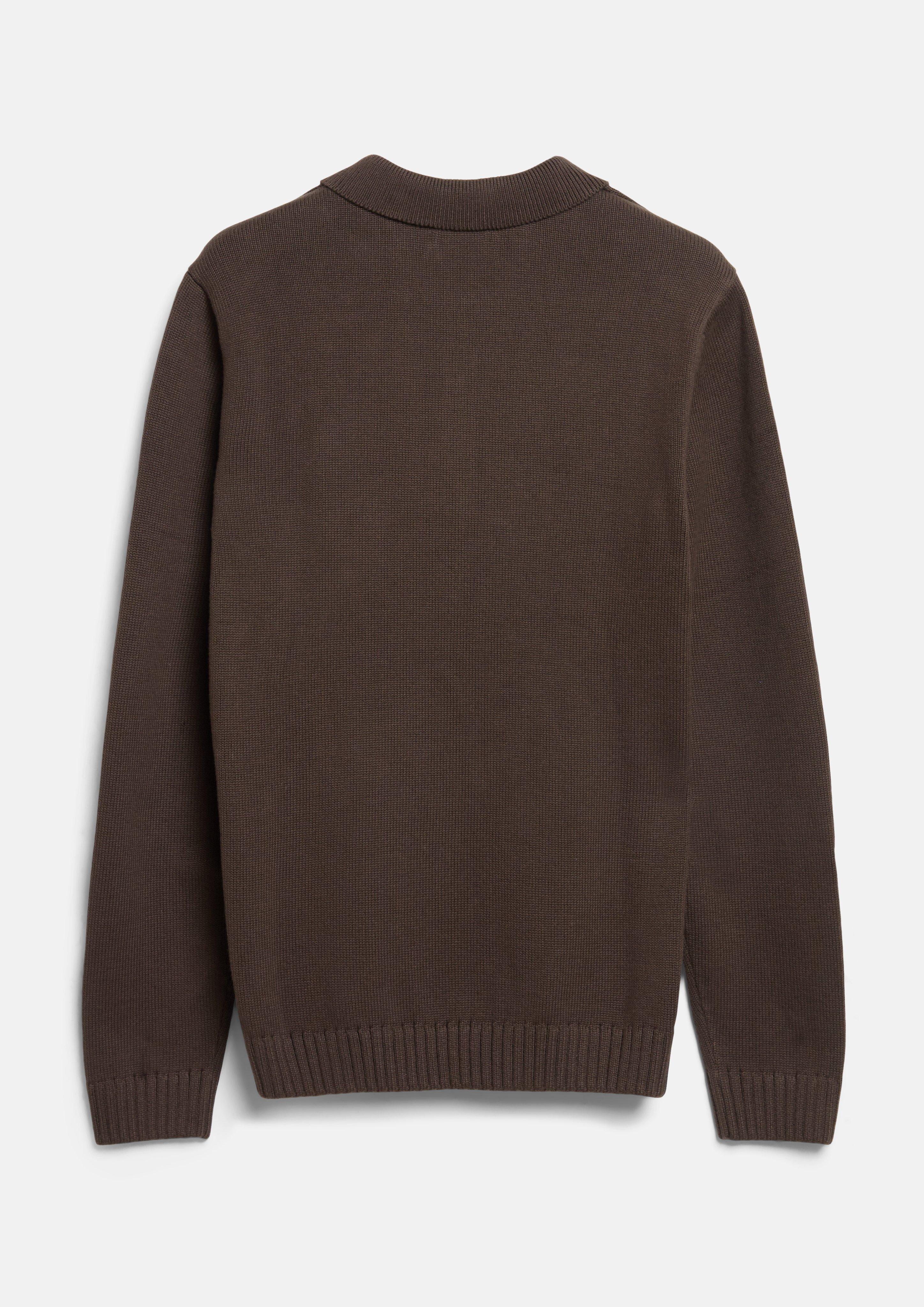 Hommes Pull en tricot en brun de s.Oliver