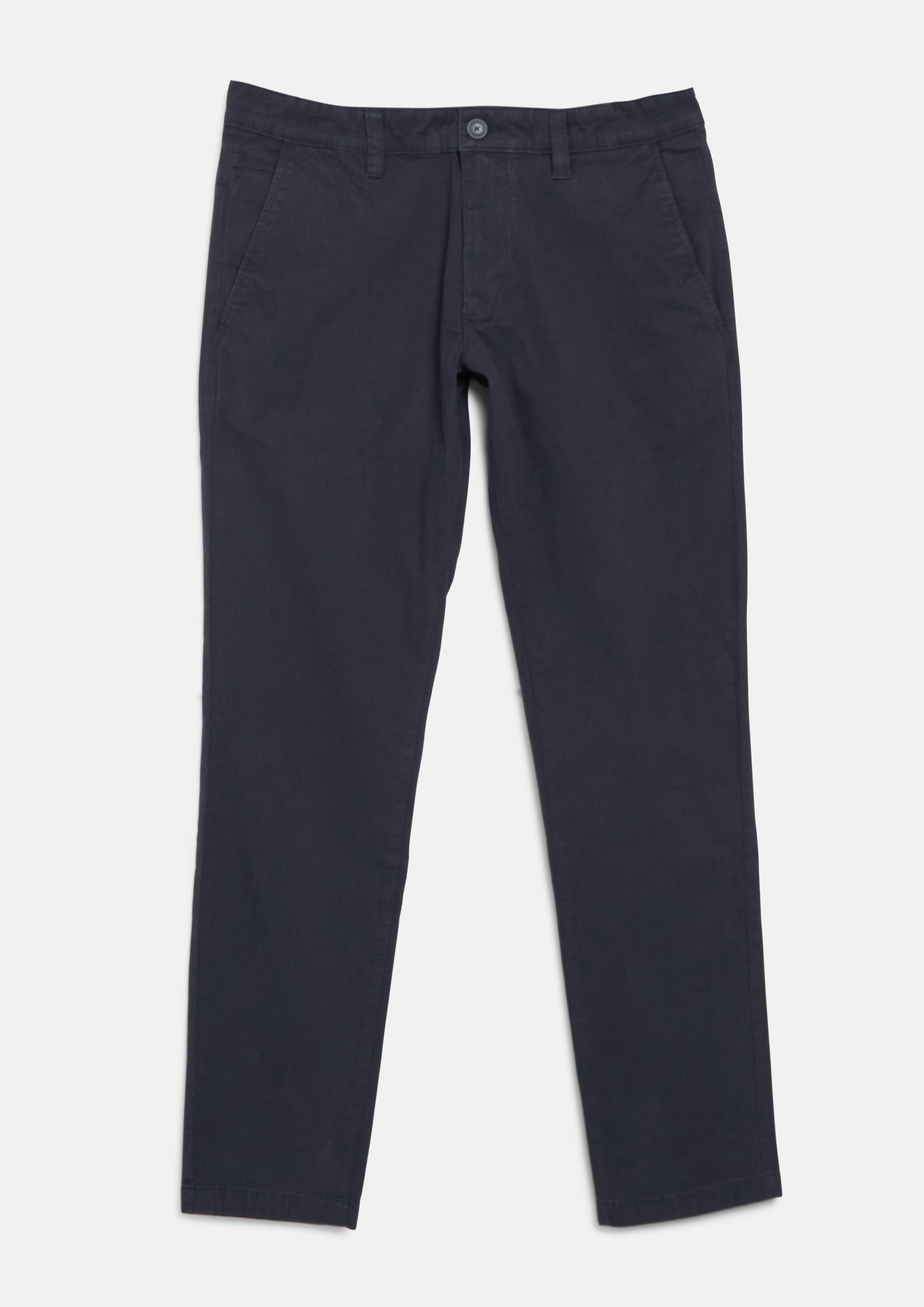 Phoenix: Regular Fit Hose aus Baumwollstretch in Farbe navy von s.Oliver
