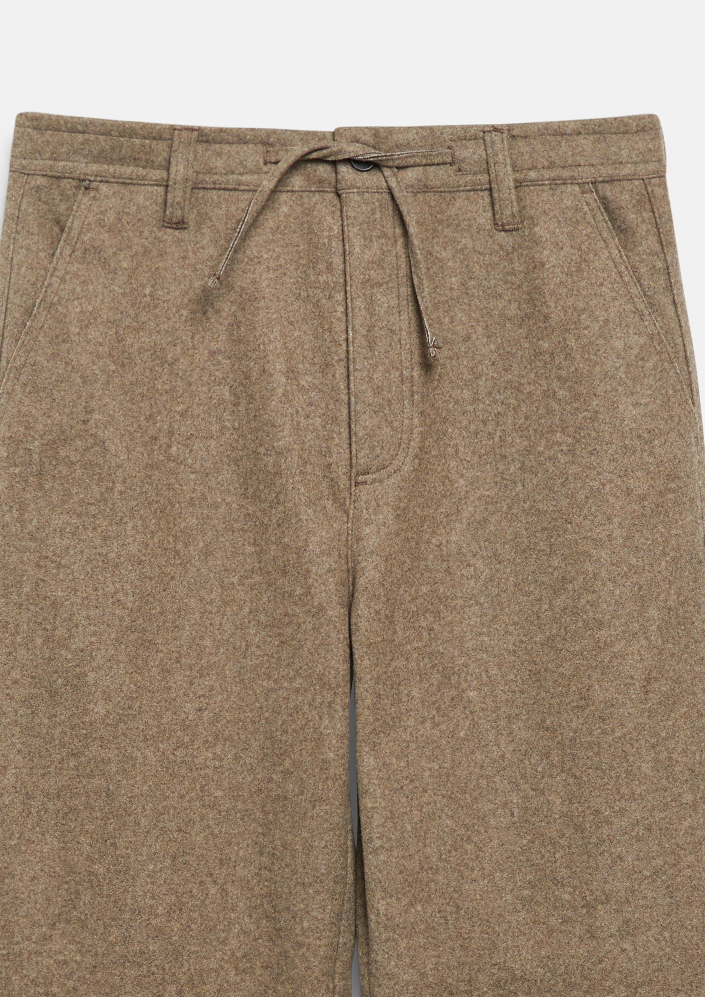 Herren Boston: Loose-Fit-Hose in Wolloptik in braun von s.Oliver