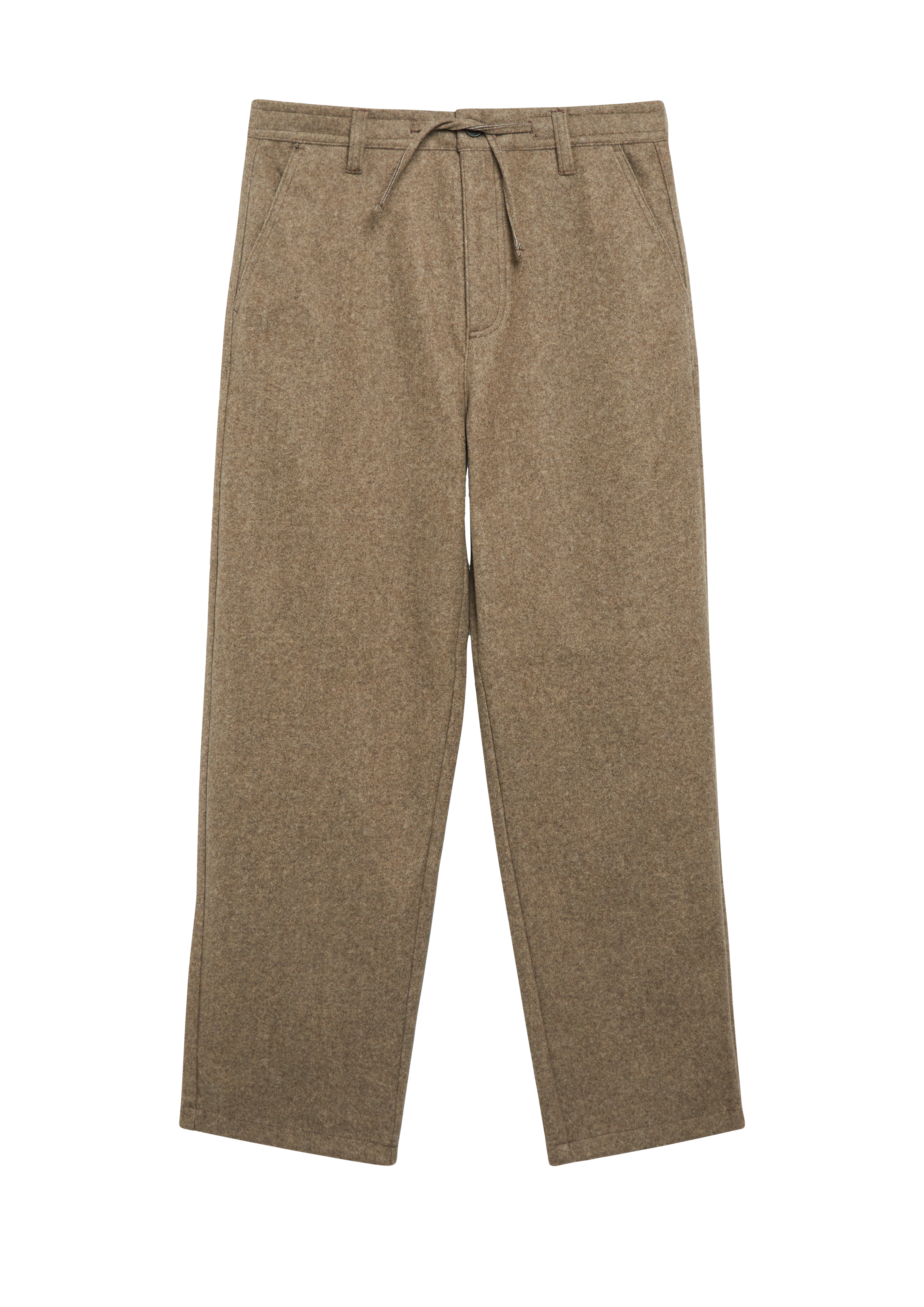 Boston: broek met losse pasvorm in wollook