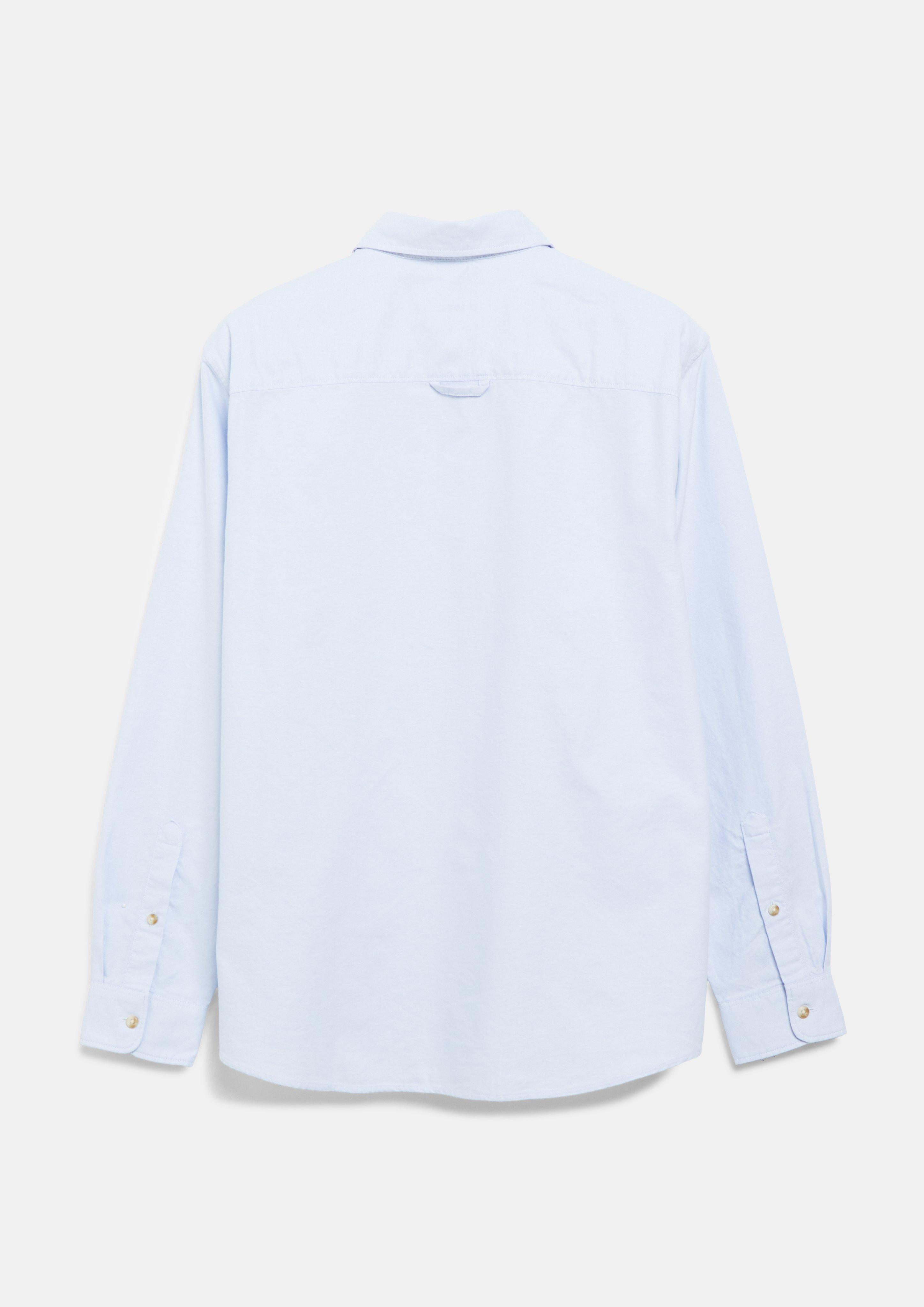 Men Regular Fit: Oxford shirt with Kent collar and chest pocket in blue by s.Oliver