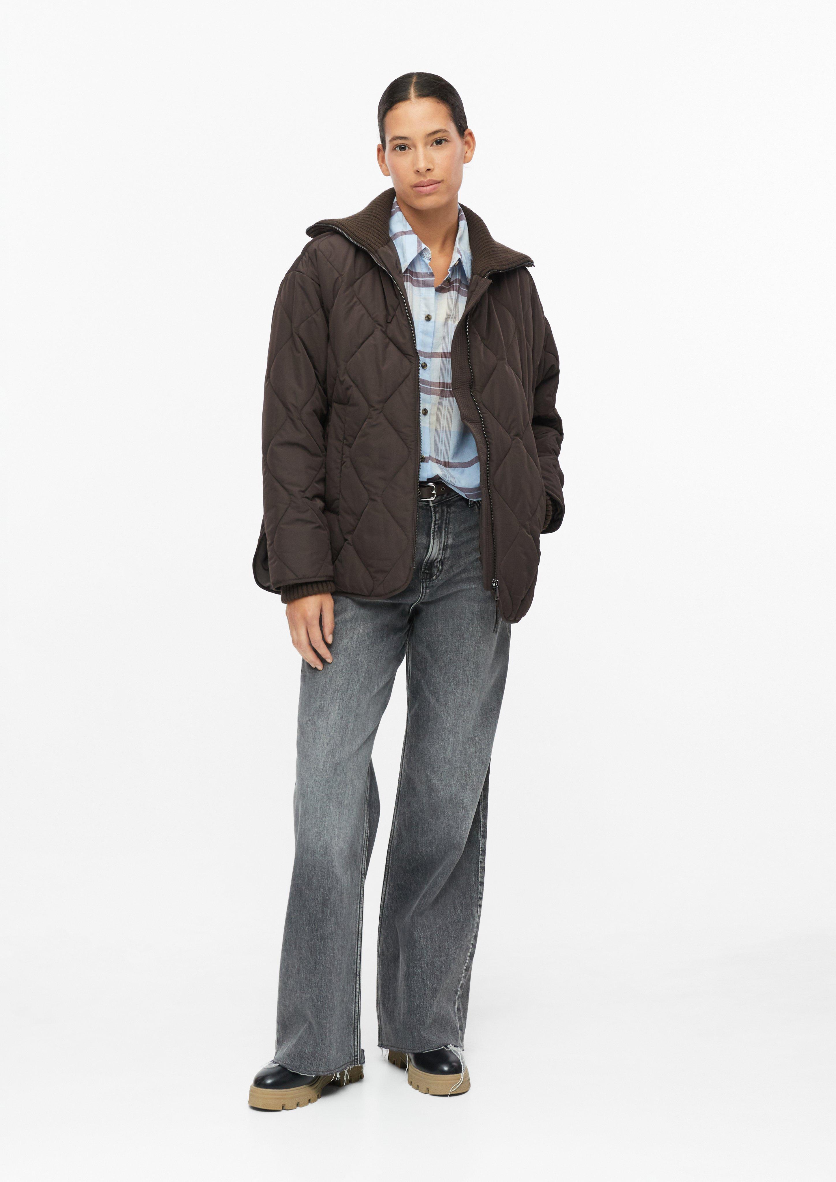 Dames Lichte geruite blouse met een relaxte pasvorm in blauw van s.Oliver