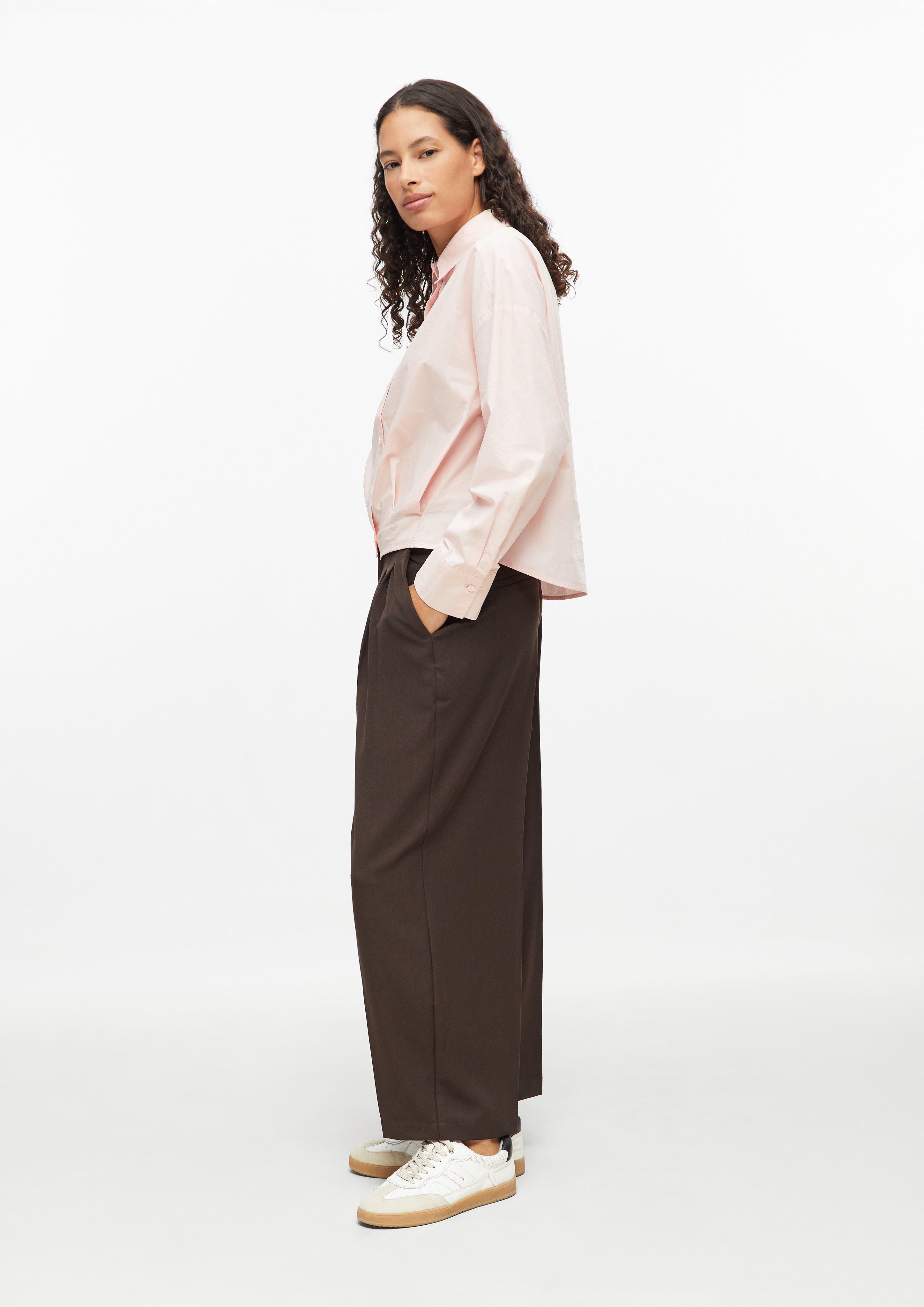Damen s.Oliver x Heidi Klum: Popeline-Bluse im Relaxed Fit in pink von s.Oliver