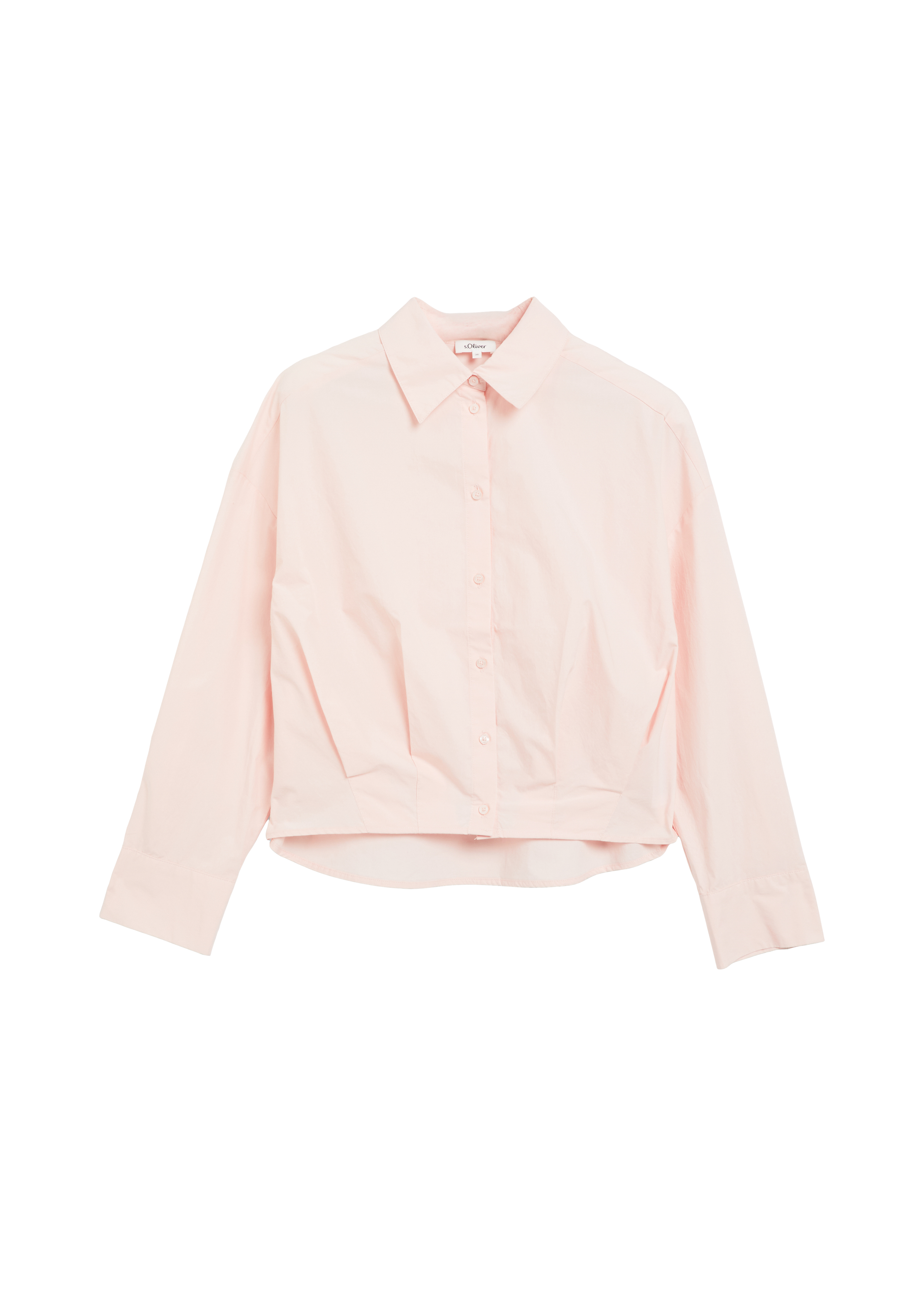 s.Oliver x Heidi Klum: popeline blouse met een relaxed fit