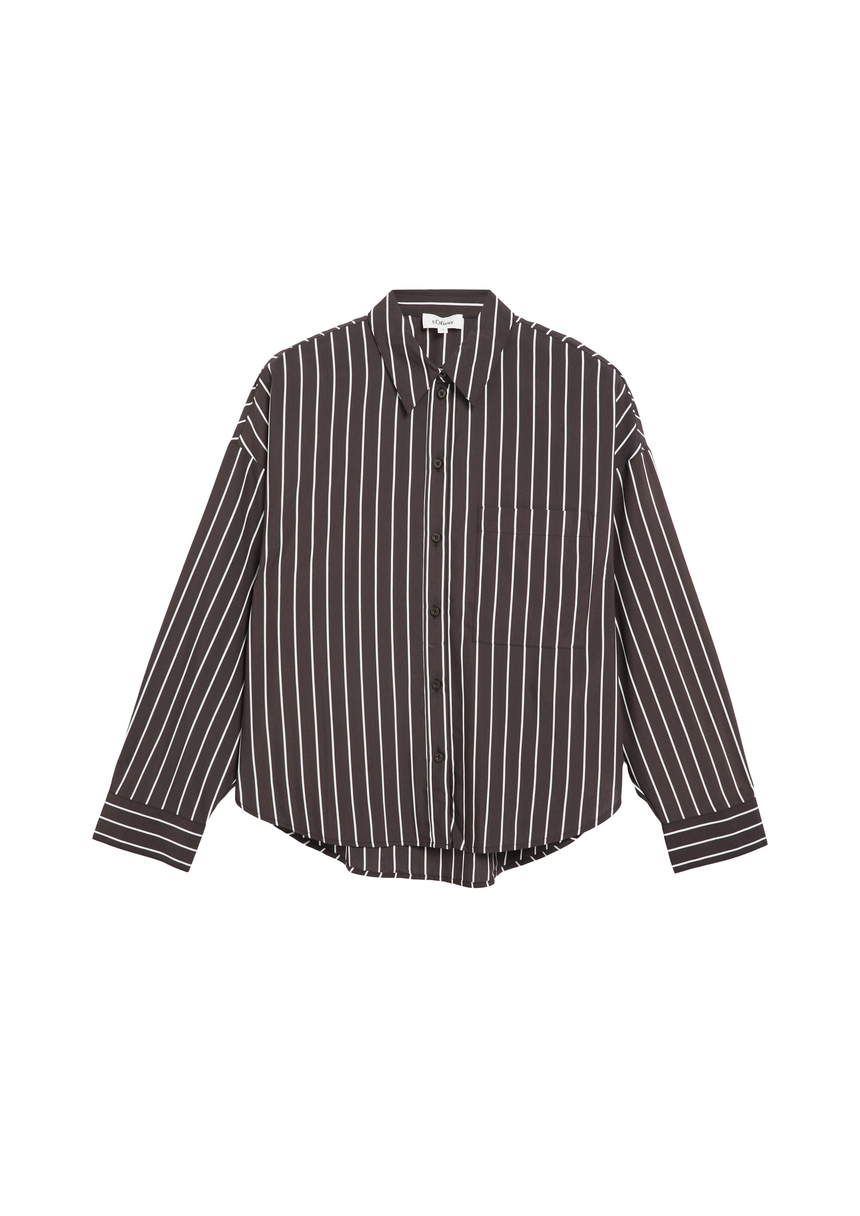 s.Oliver x Heidi Klum: gestreepte blouse met een relaxed fit