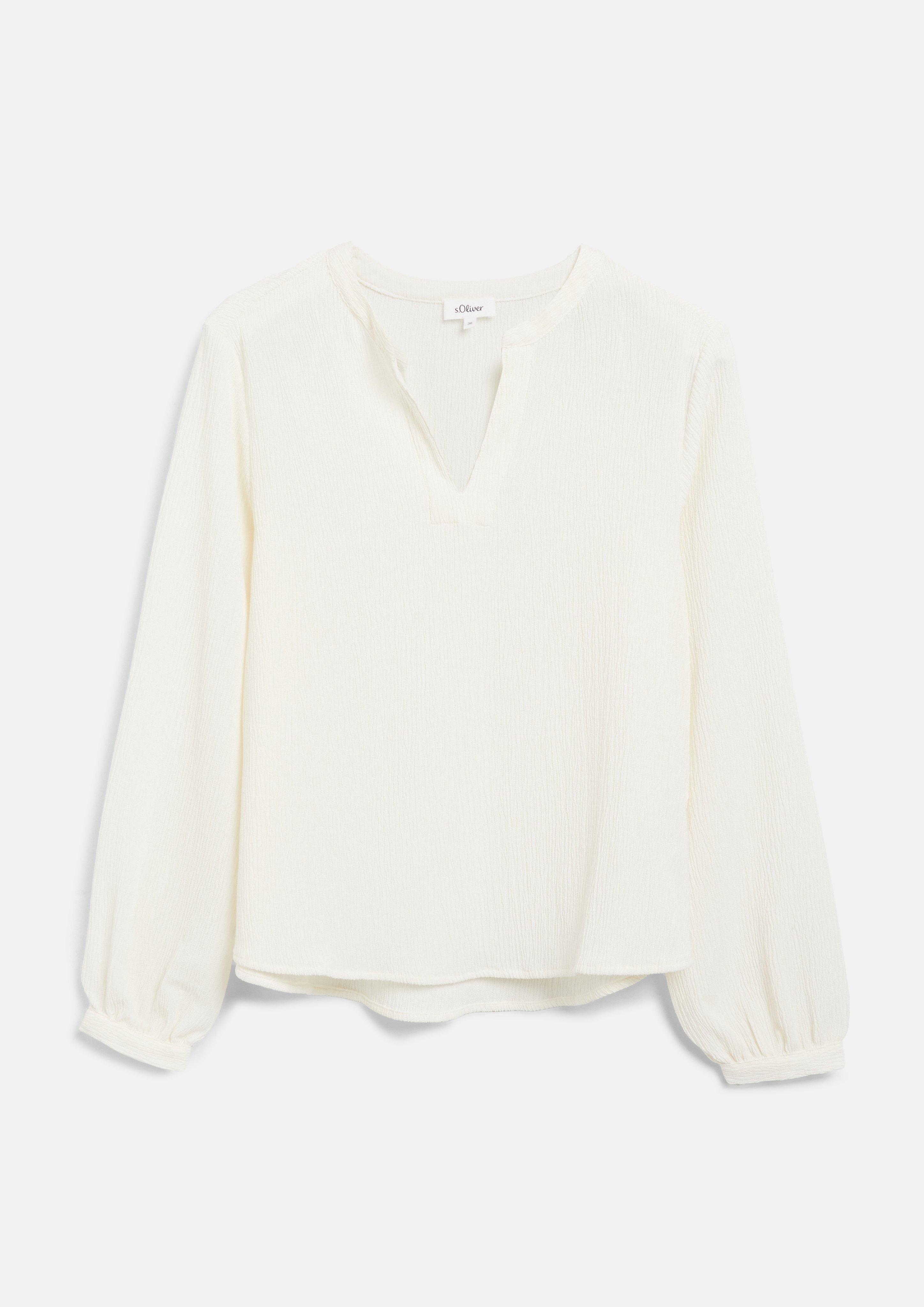 Damen Strukturierte Bluse in creme von s.Oliver