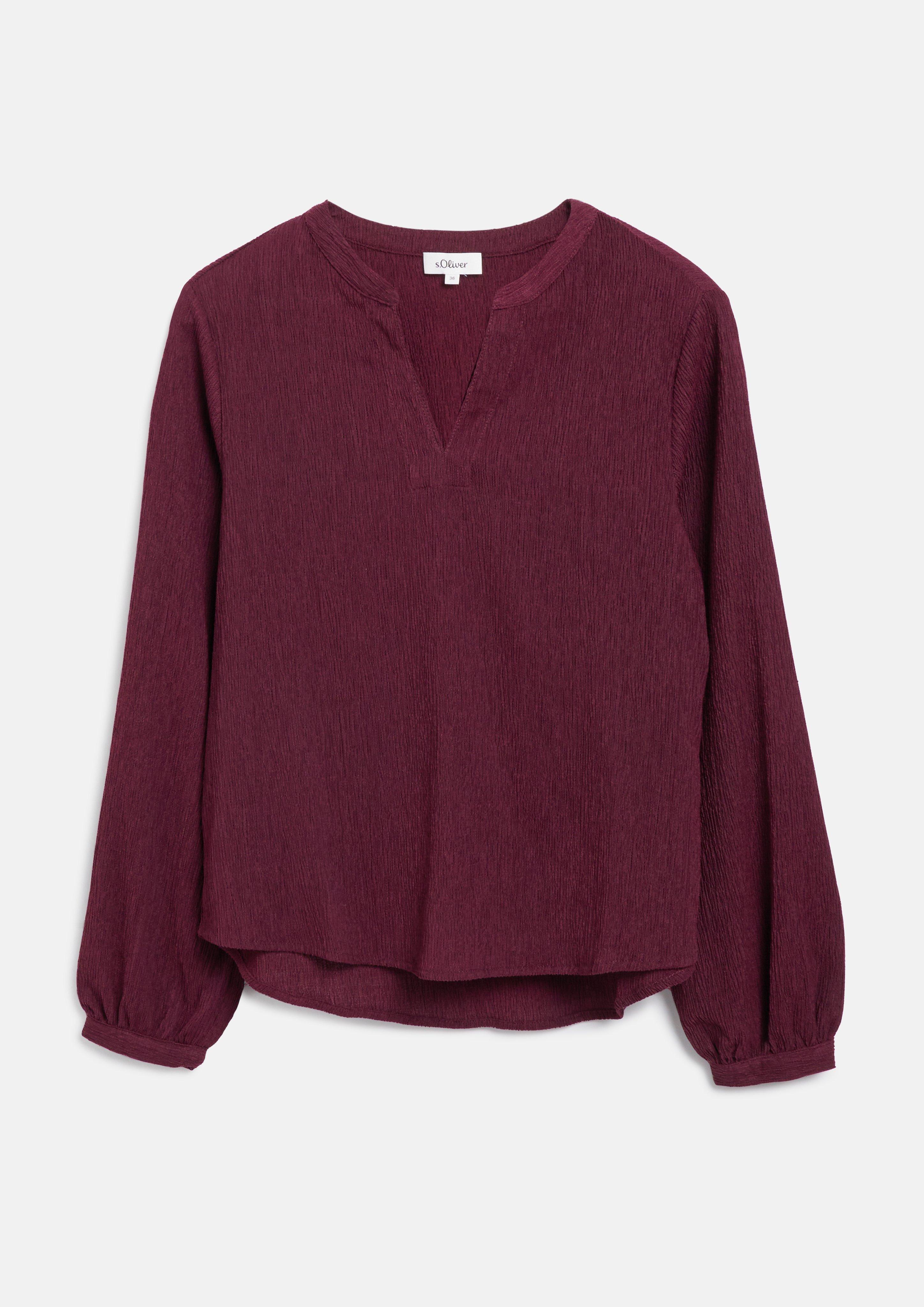 Damen Strukturierte Bluse in rot von s.Oliver