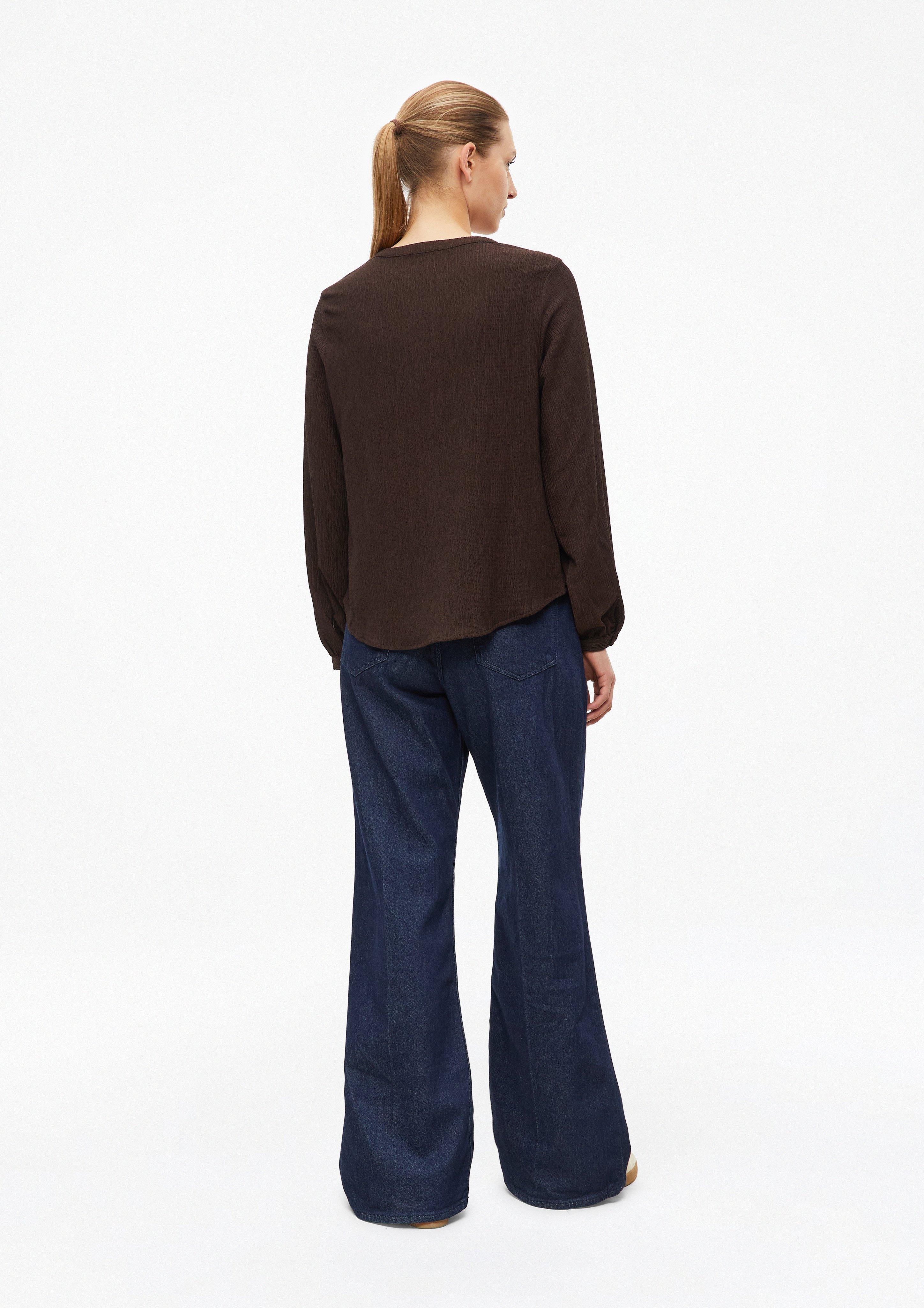 Damen Strukturierte Bluse in braun von s.Oliver