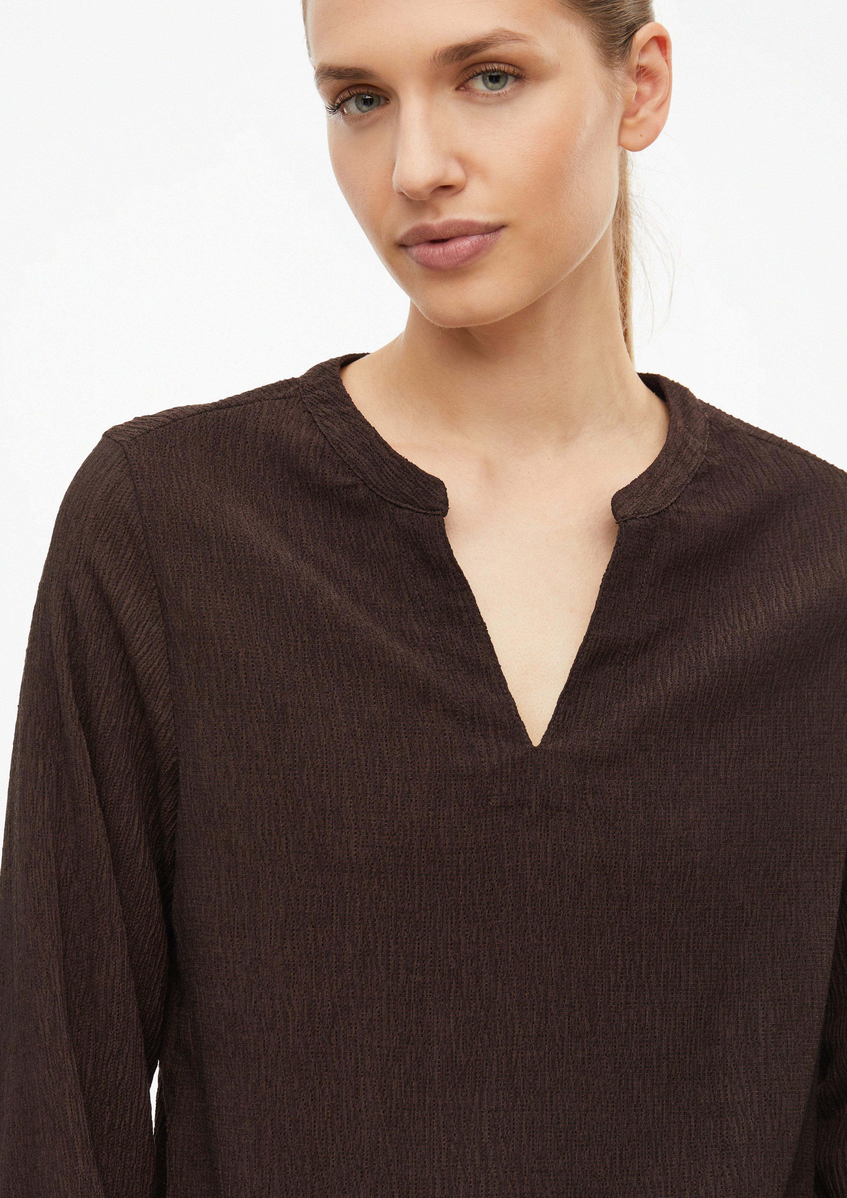 Damen Strukturierte Bluse in braun von s.Oliver