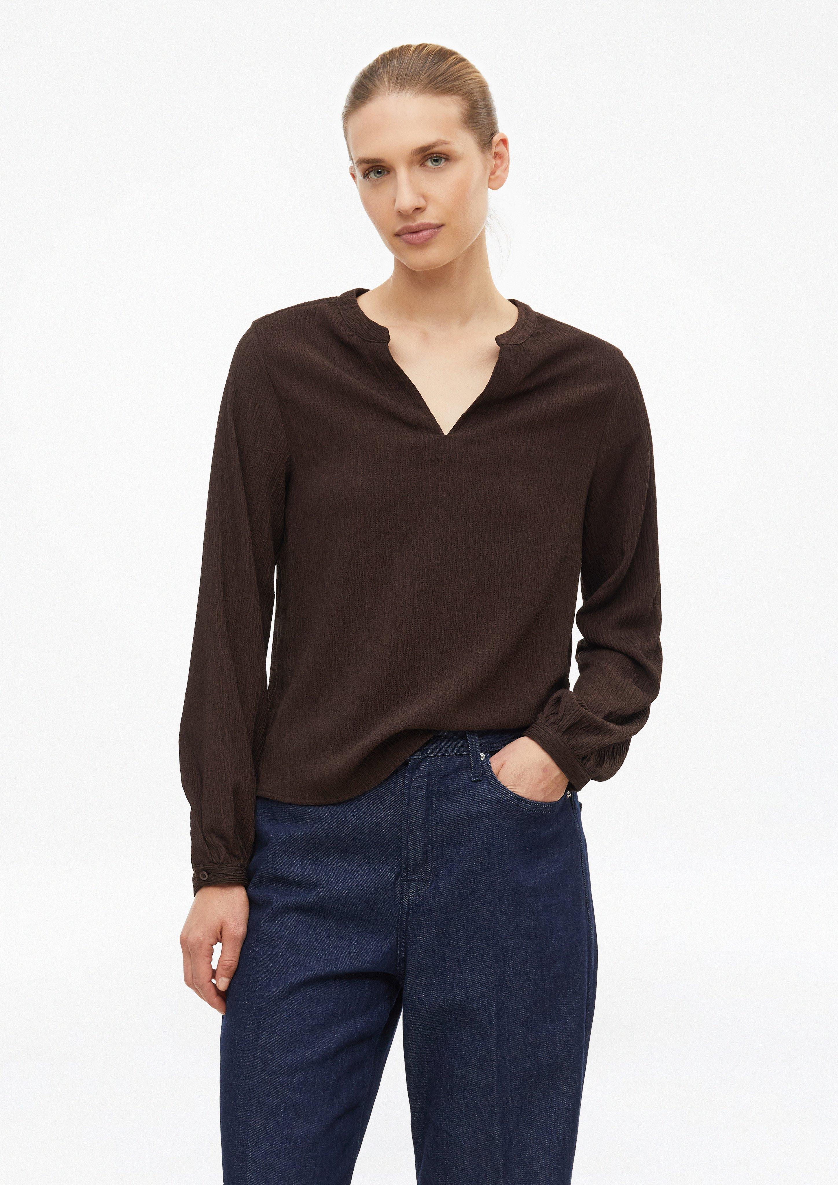Damen Strukturierte Bluse in braun von s.Oliver