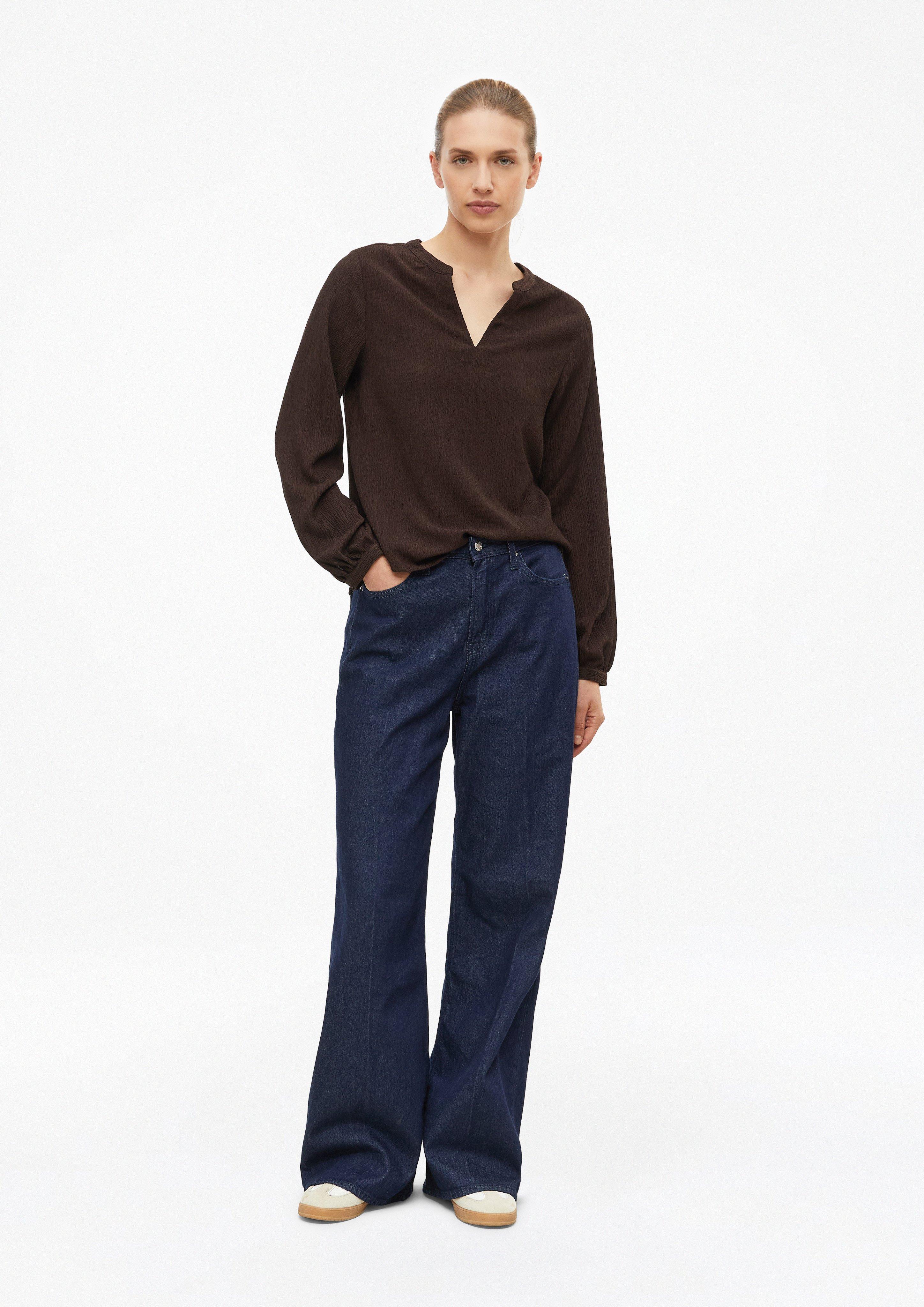 Damen Strukturierte Bluse in braun von s.Oliver