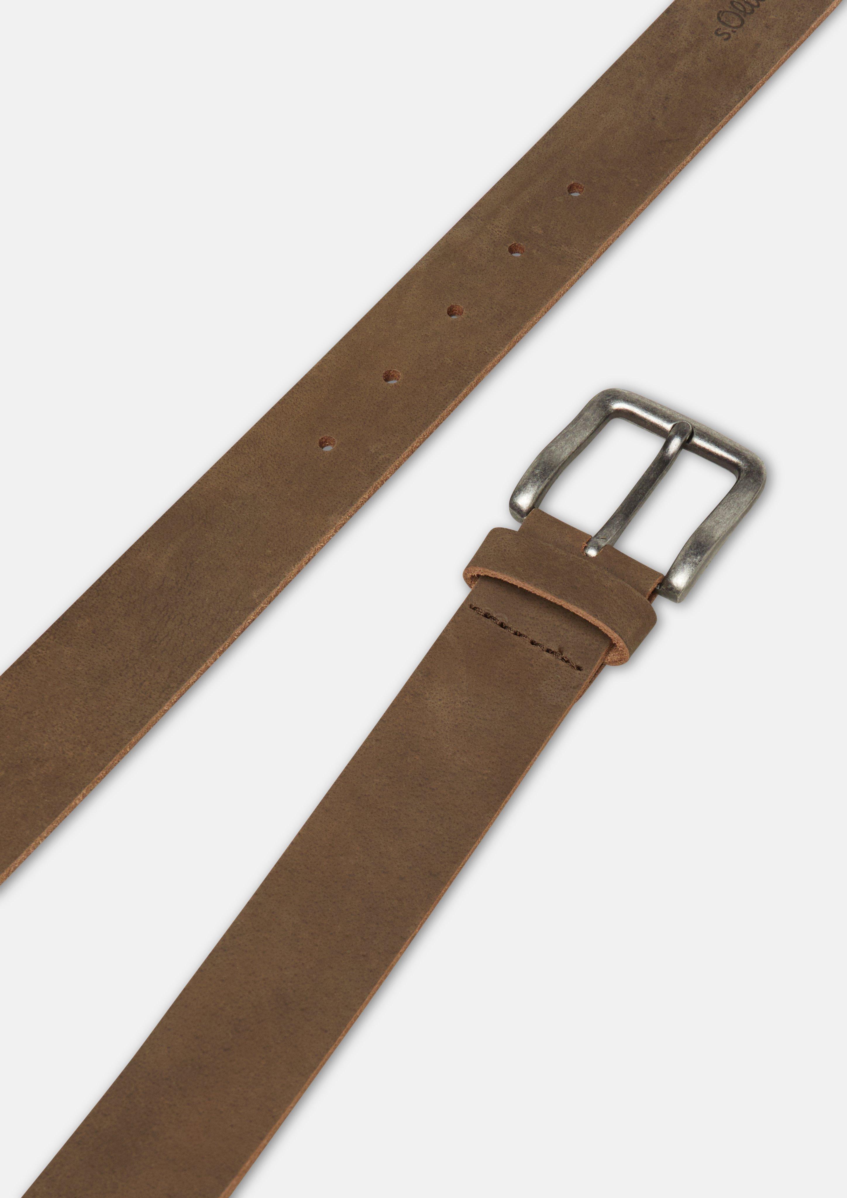 Hommes Ceinture taille en brun de s.Oliver
