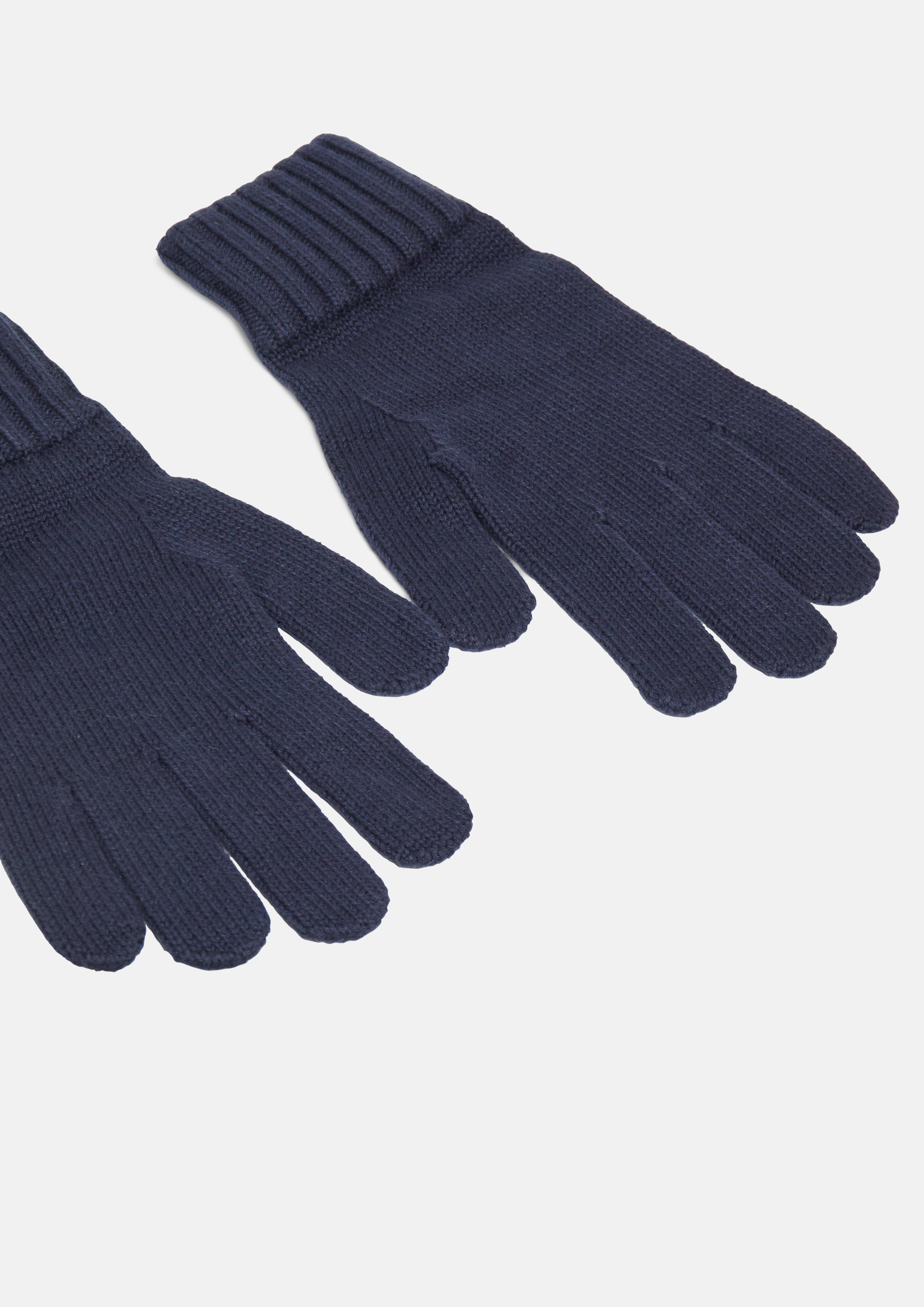 Men Gloves in blue by s.Oliver