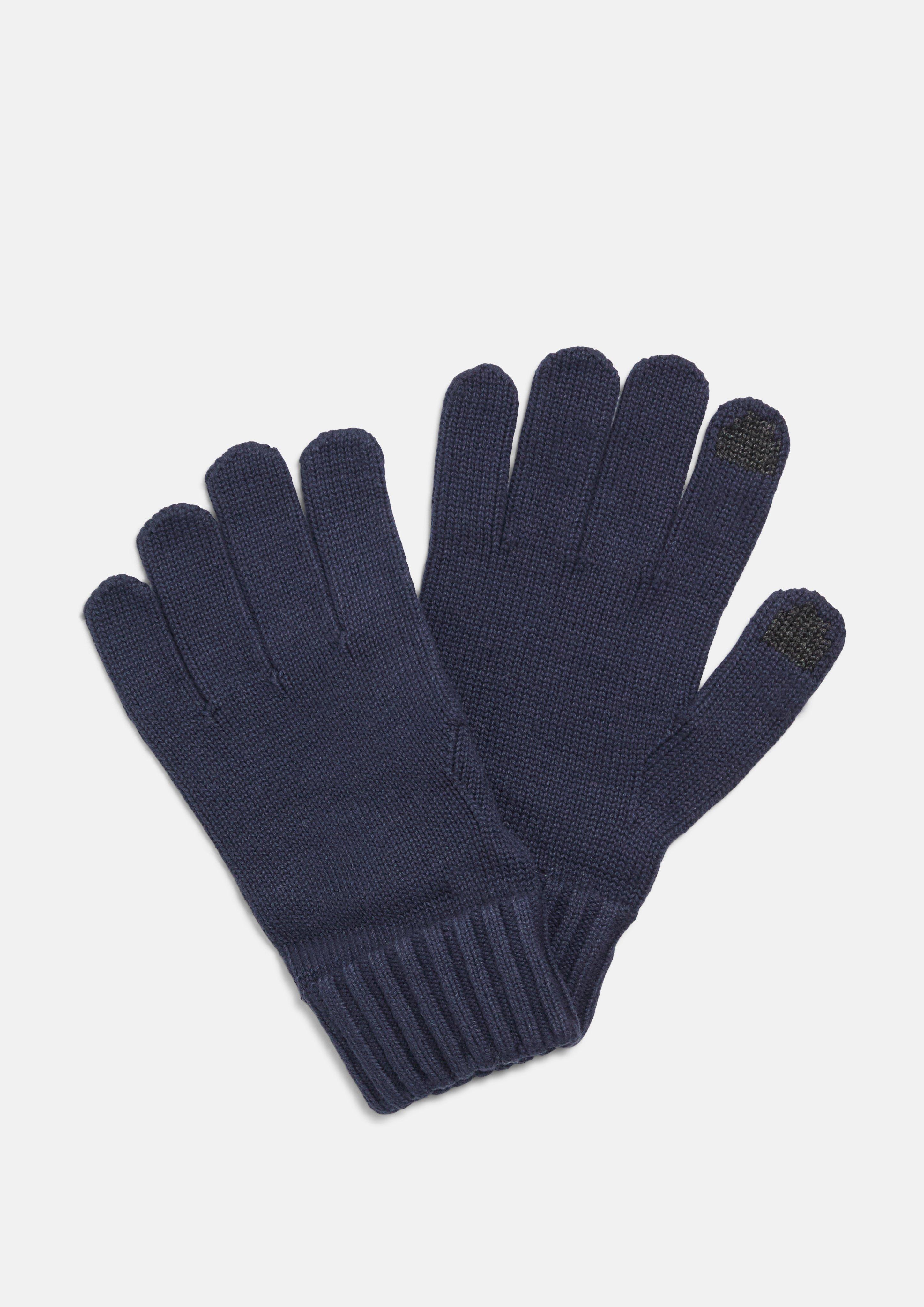 Men Gloves in blue by s.Oliver