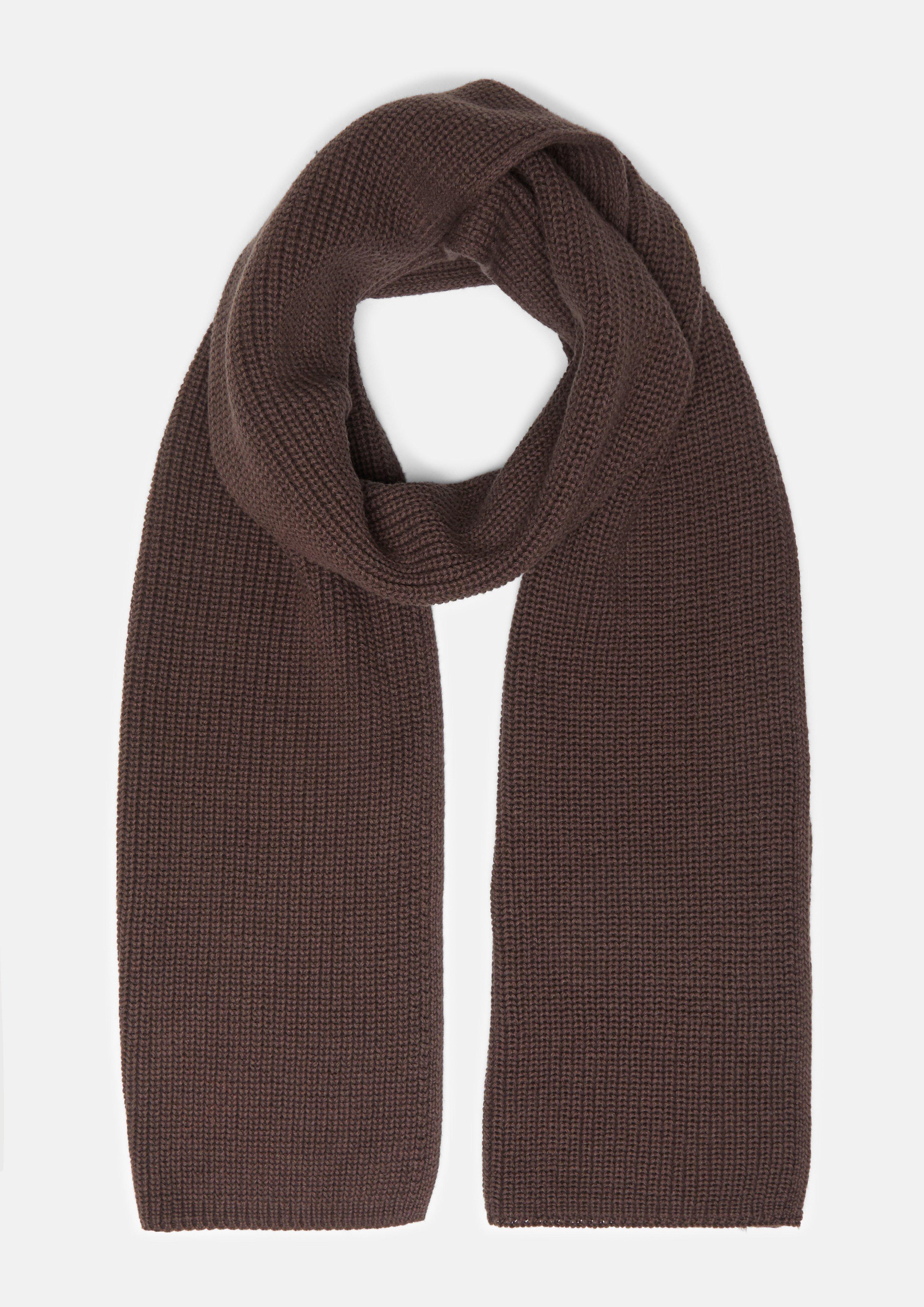 Scarf in dark brown by s.Oliver