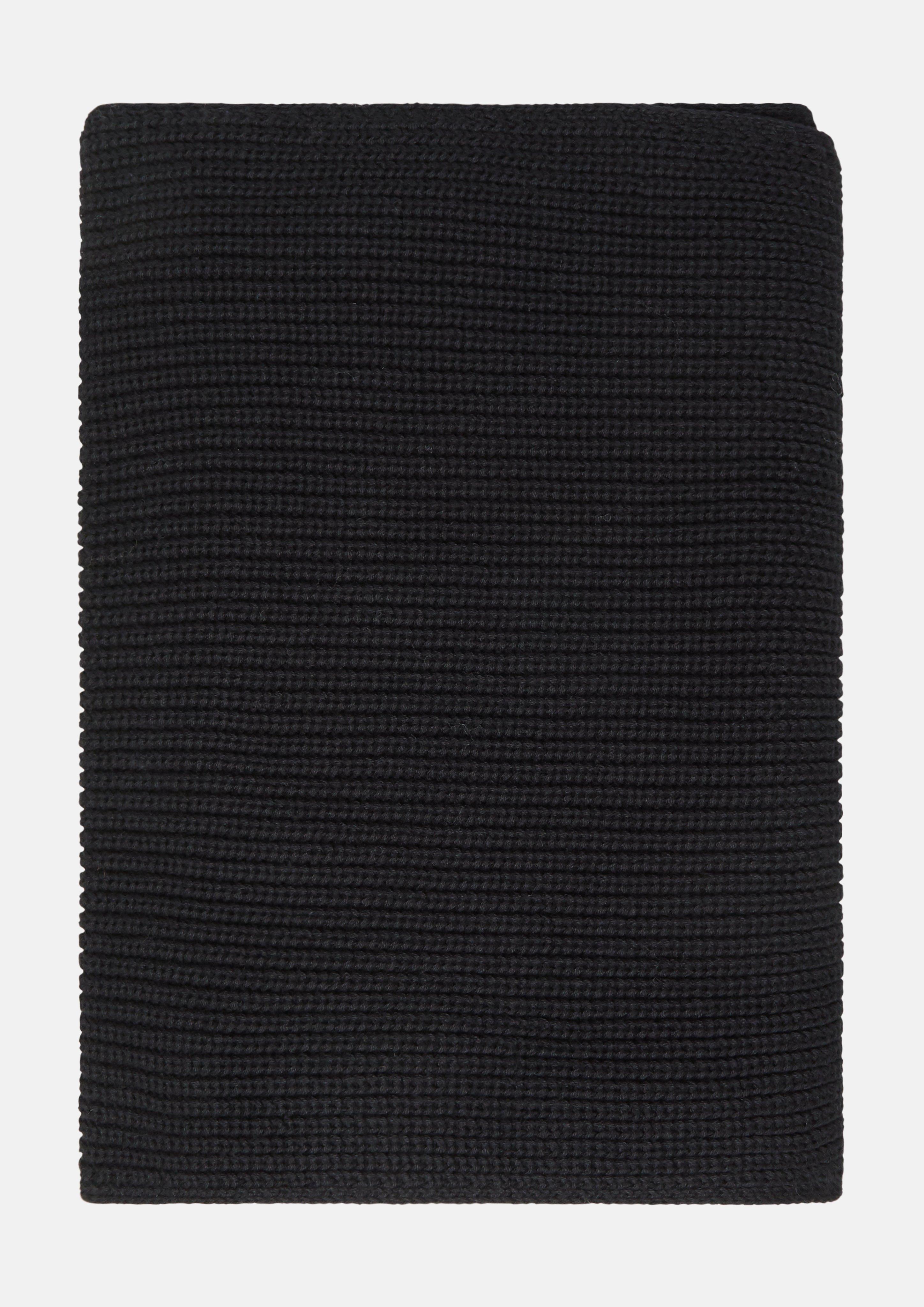 Hommes Foulard en noir de s.Oliver