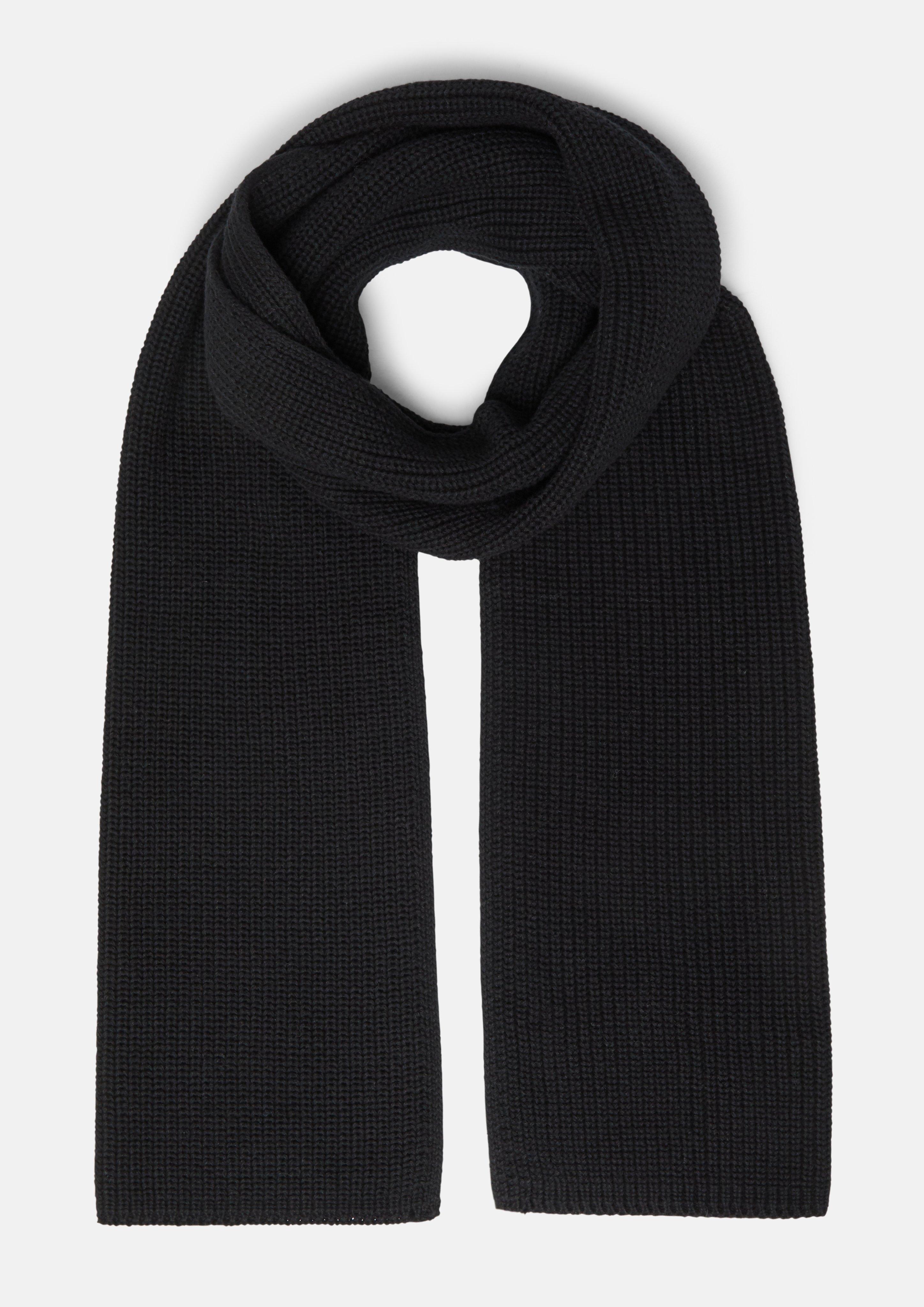 Hommes Foulard en noir de s.Oliver