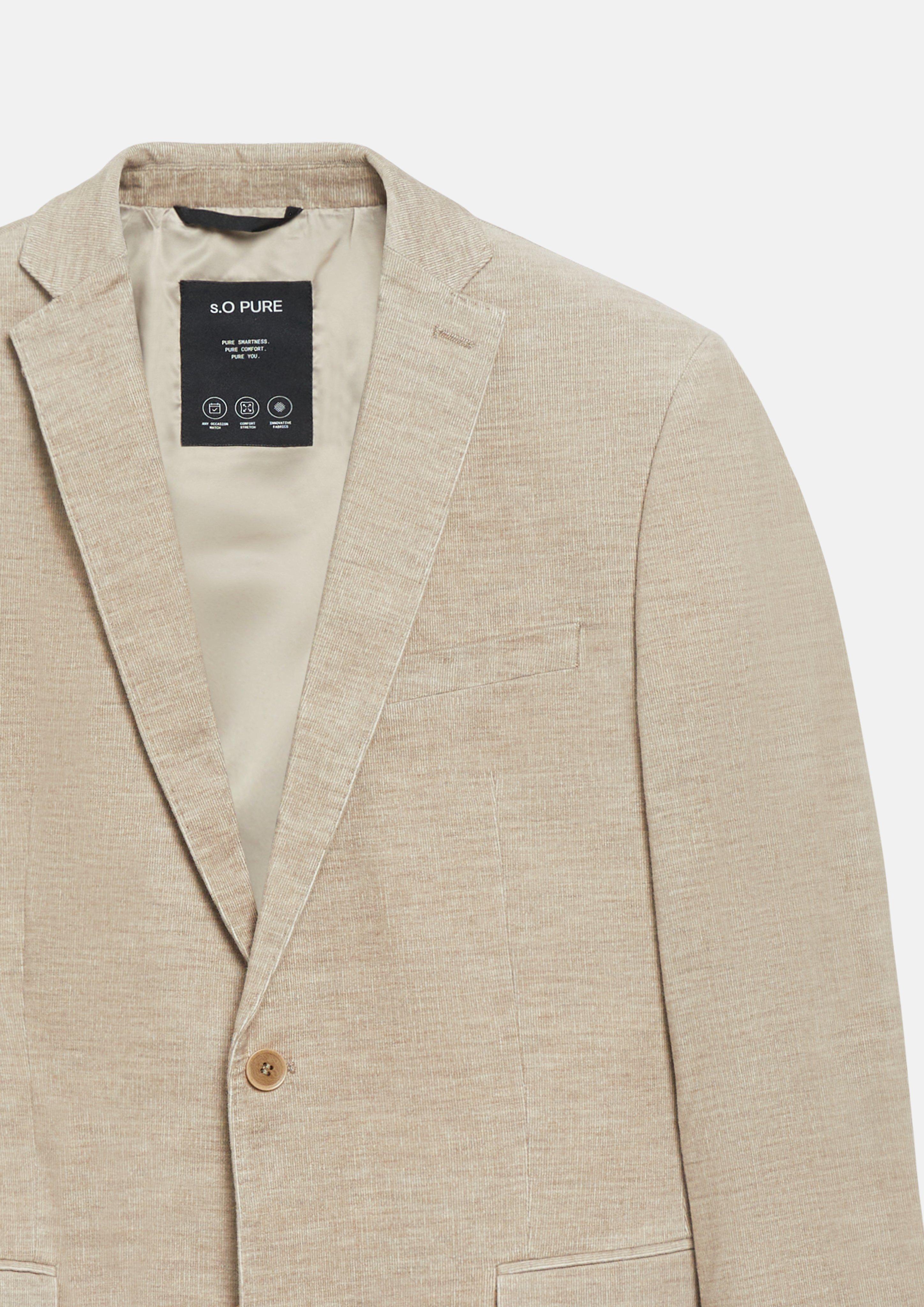 Pánové Sako v barvě béžová od s.Oliver BLACK LABEL