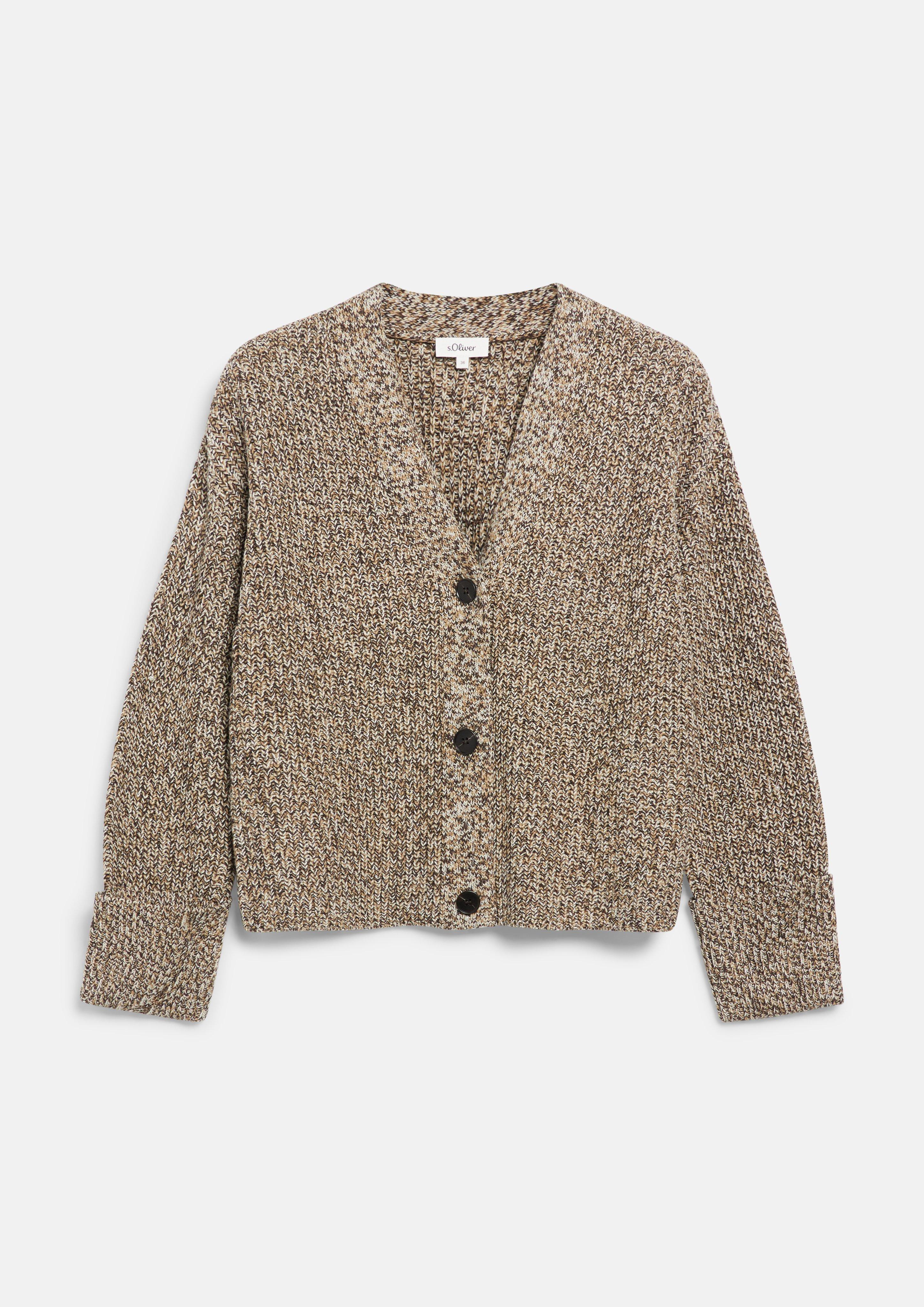 Damen Strickjacke in beige von s.Oliver