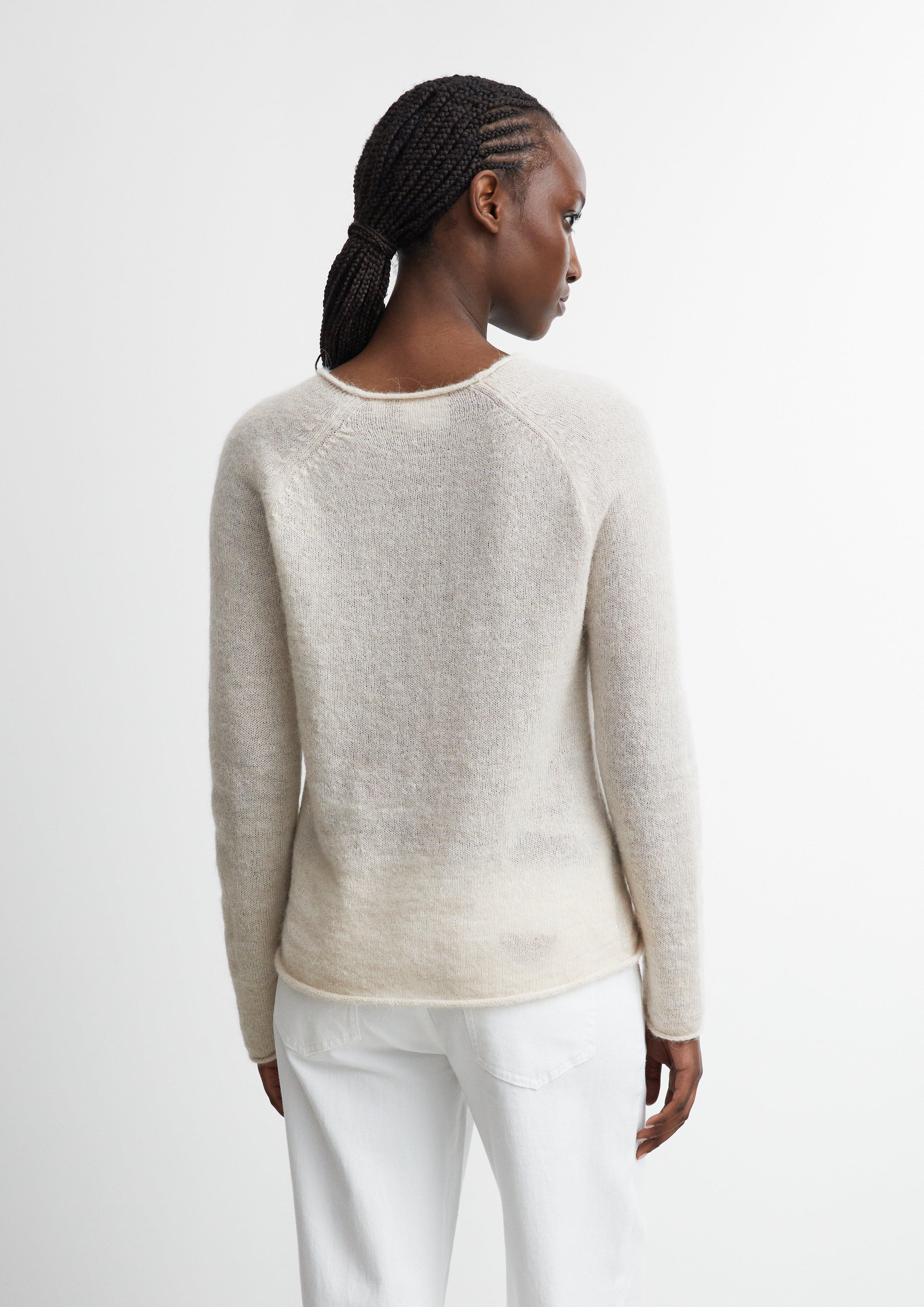 Lightweight Alpaca-Blend Sweater in beige by COMMA
