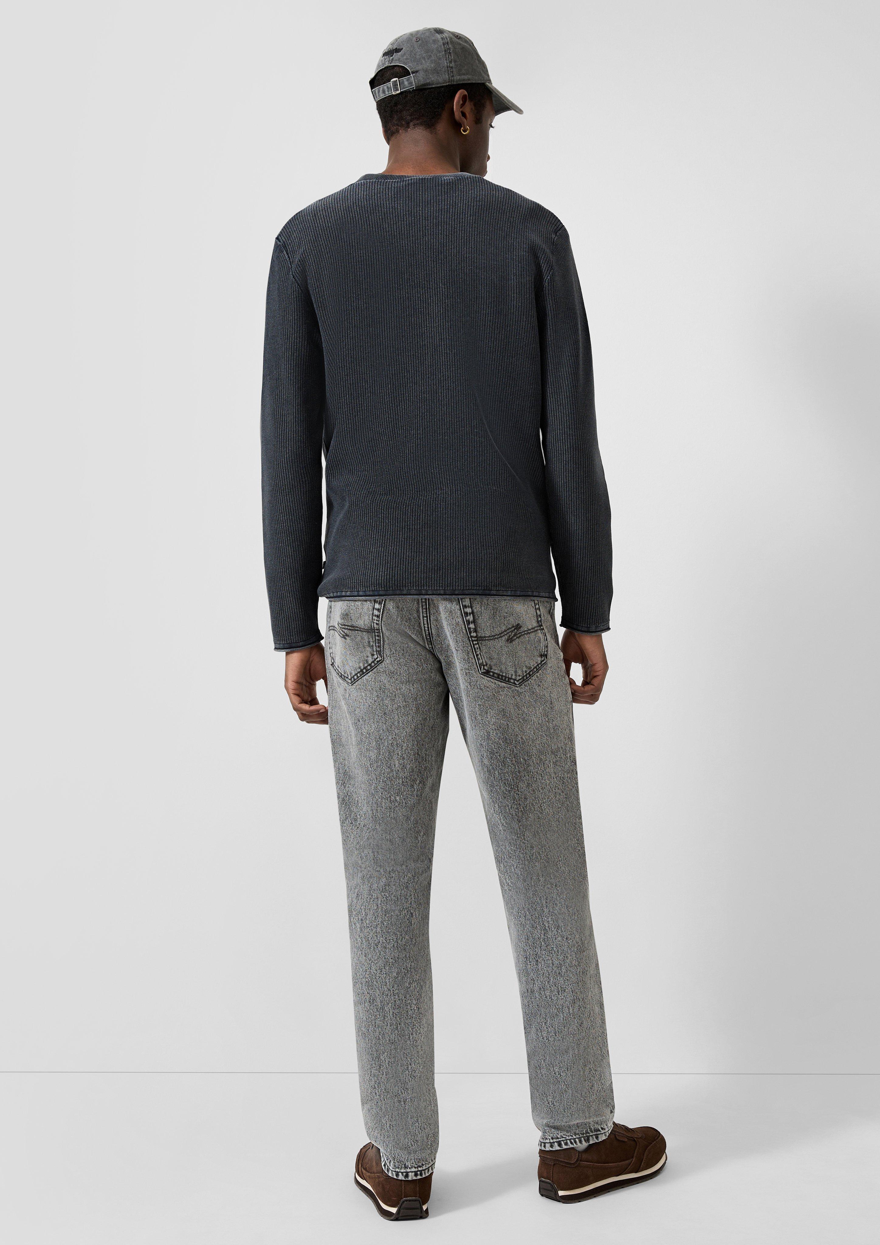 Hommes Pull en tricot en bleu de QS